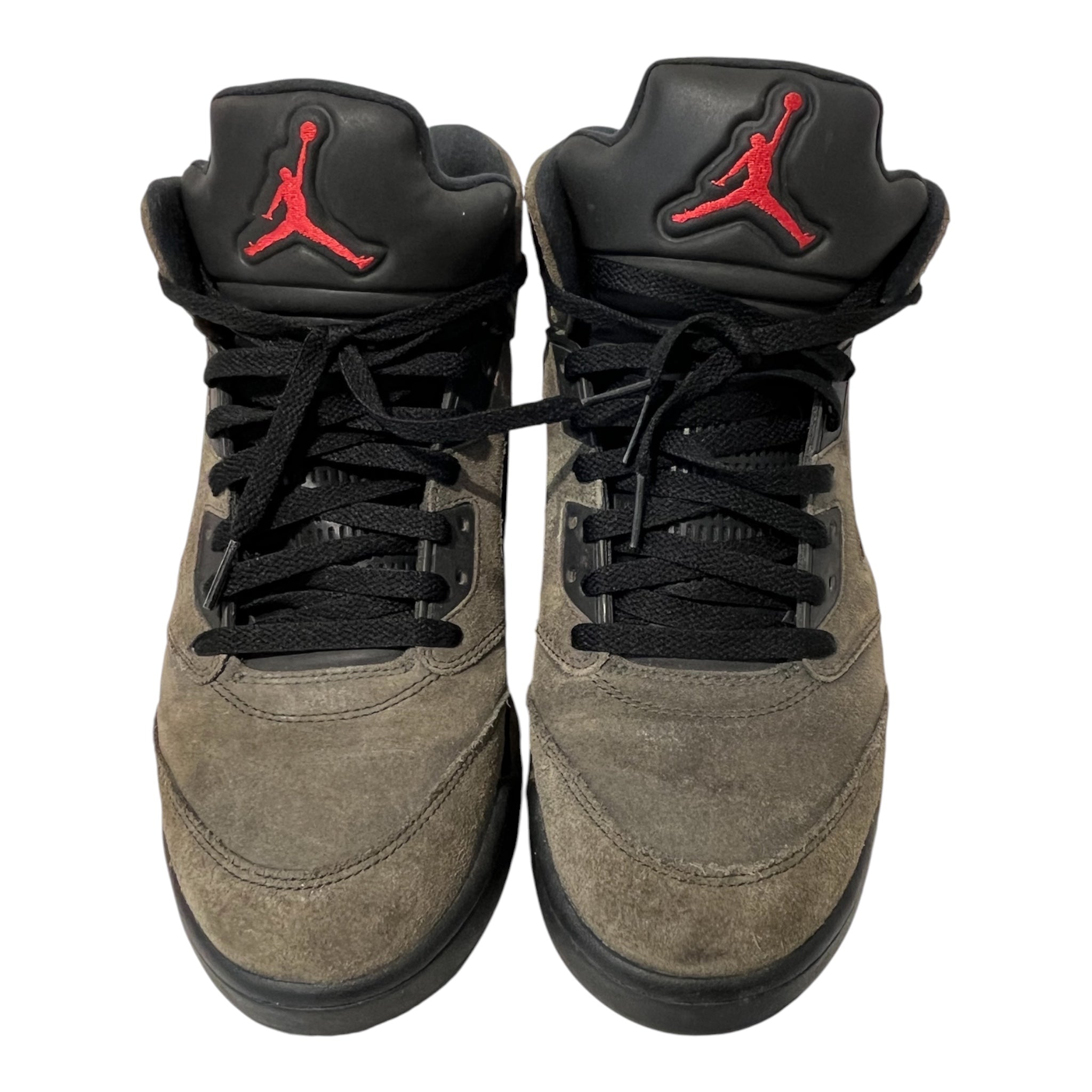 NIKE/Hi-Sneakers/US 10.5/Suede/KHK/U-Tip/626971-350 jordan 5 fear pack view 5