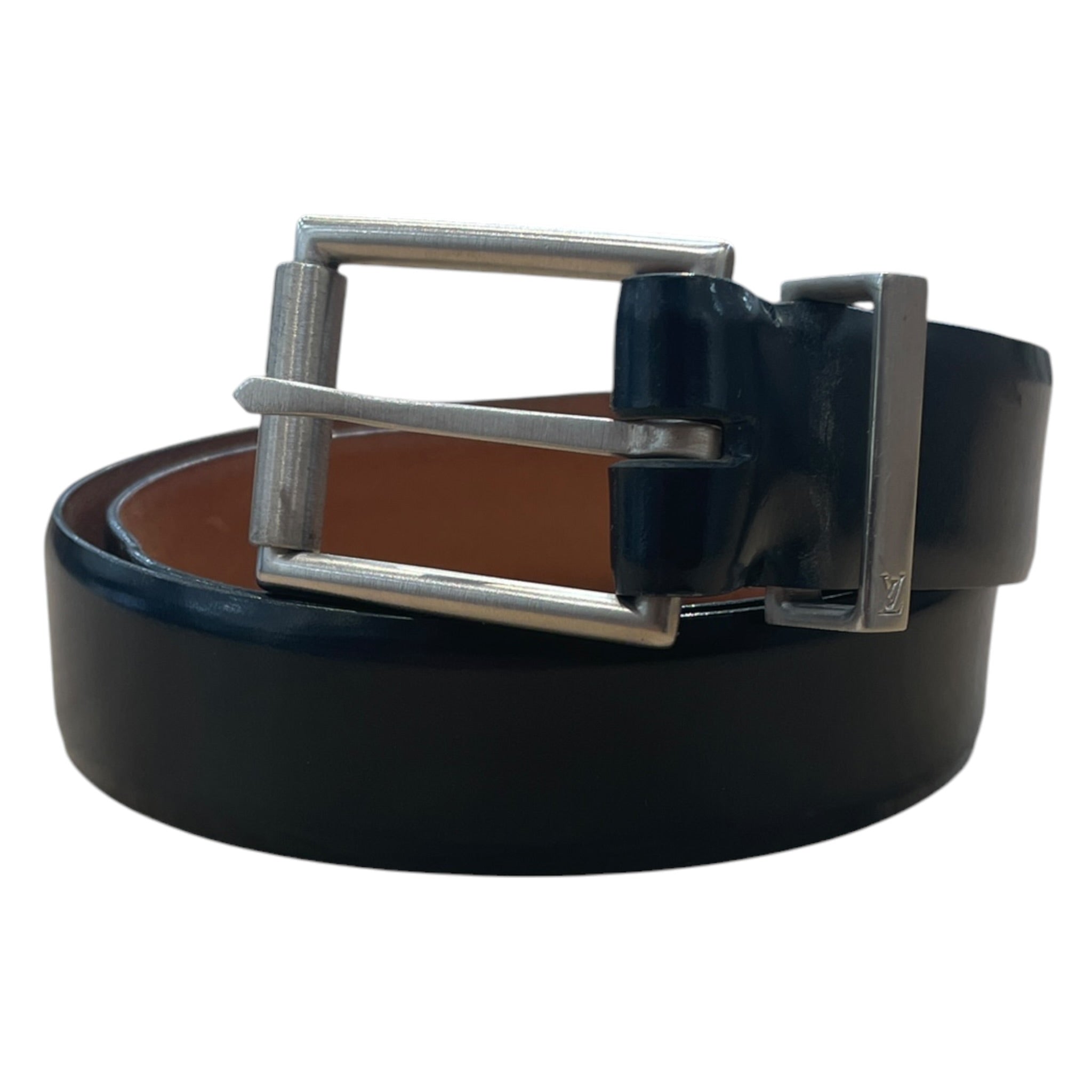 LOUIS VUITTON/Belt/Black/Leather/ view 1
