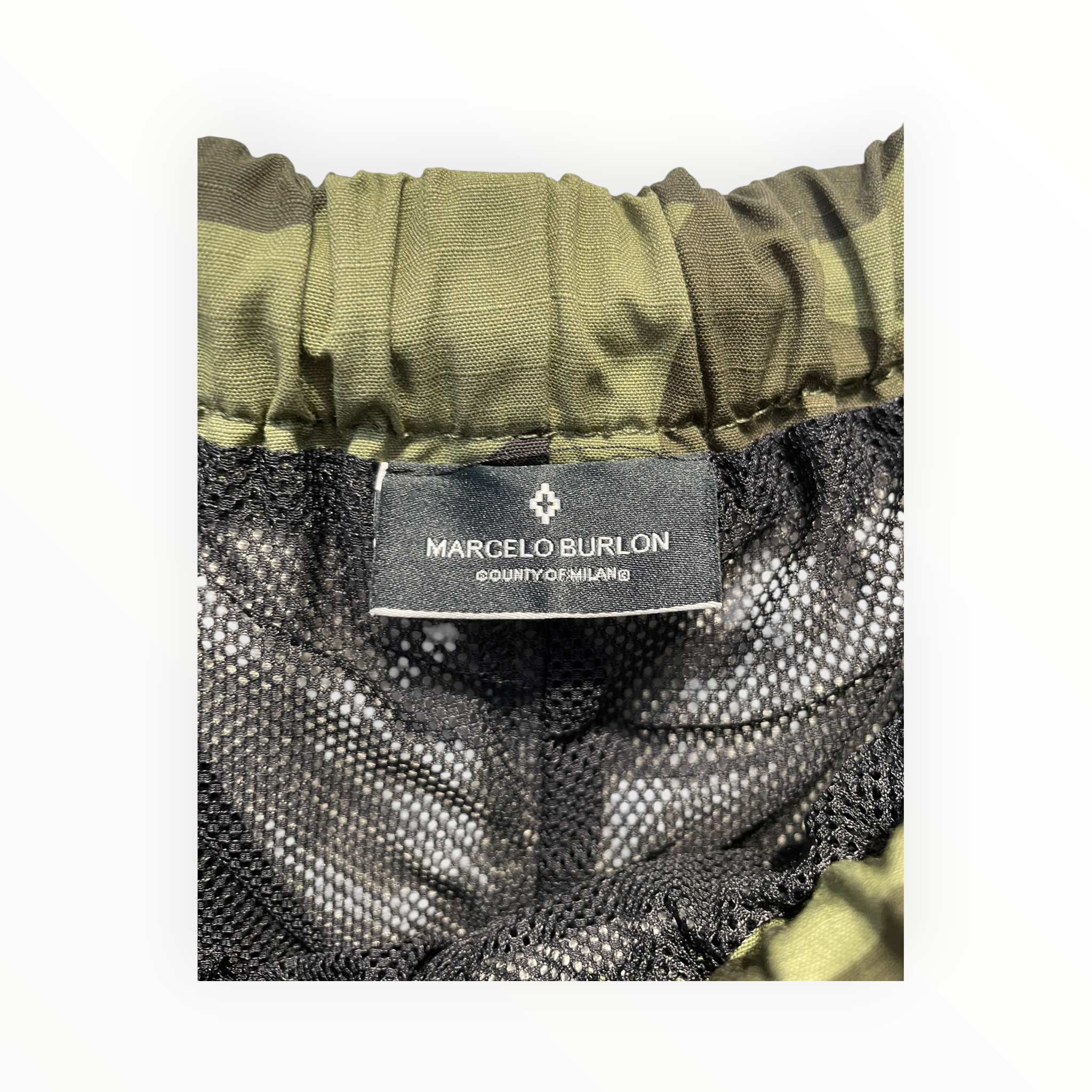 MARCELO BURLON COUNTY OF MILAN/Straight Pants/M/Cotton/GRN/Joggers/Camouflage/ view 3