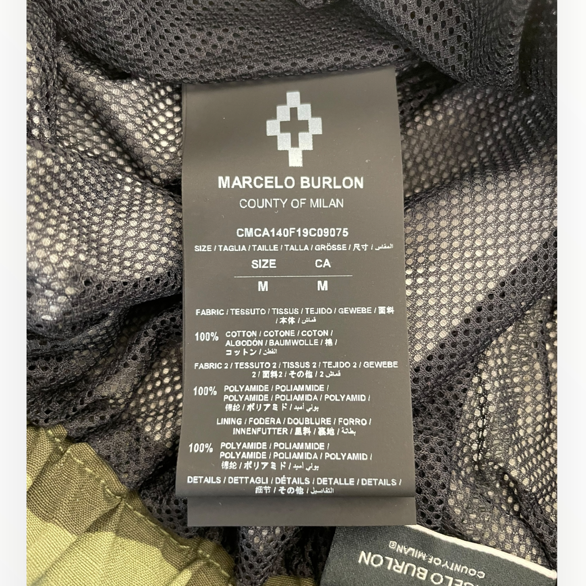 MARCELO BURLON COUNTY OF MILAN/Straight Pants/M/Cotton/GRN/Joggers/Camouflage/ view 4