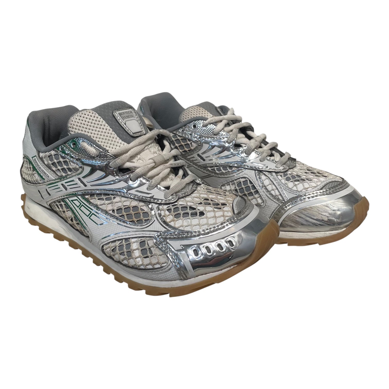 BOTTEGA VENETA/Low-Sneakers/EU 38/SLV/orbit sneakers view 1