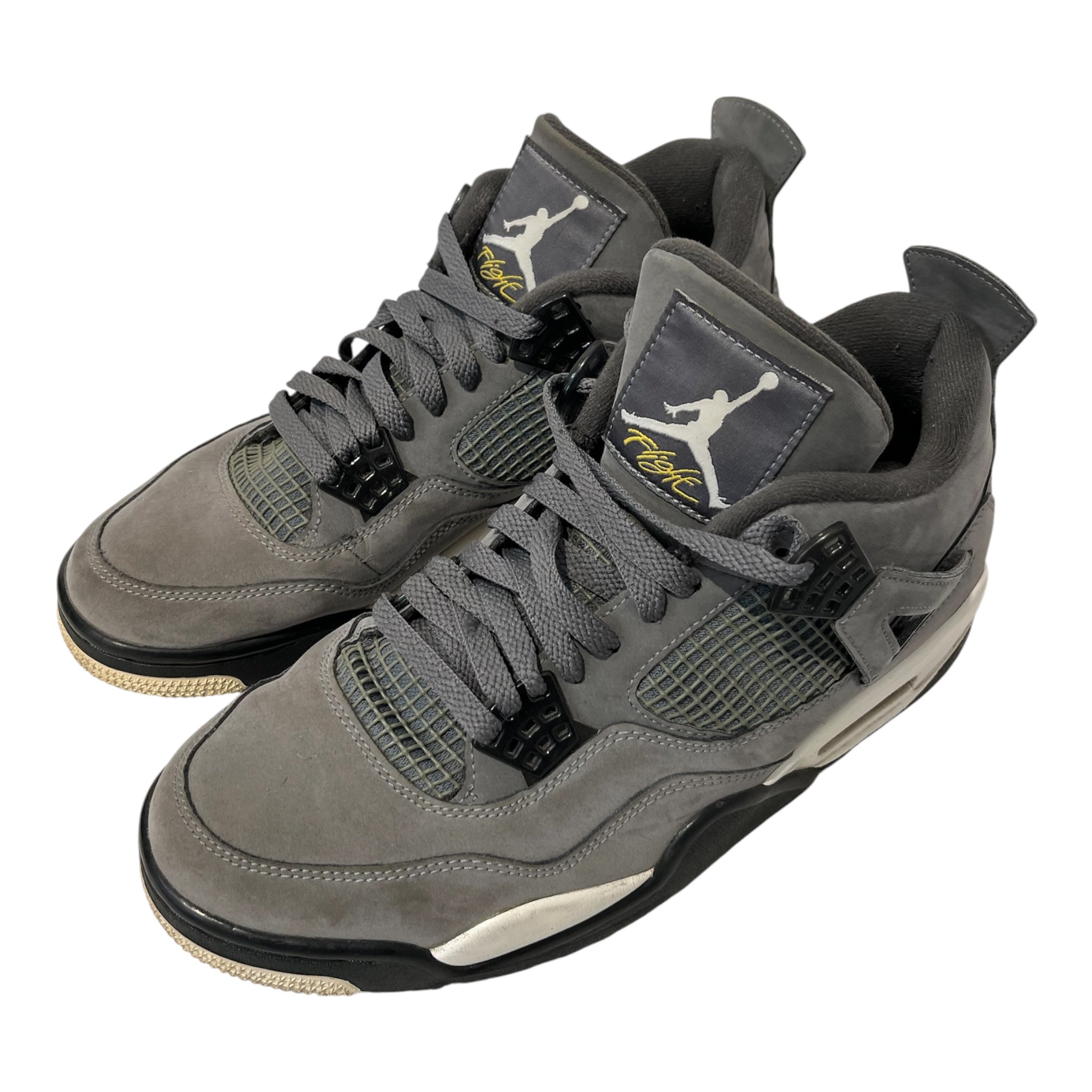 NIKE/Low-Sneakers/US 9.5/Cotton/GRY/RETRO 4" COOL GREY" view 1