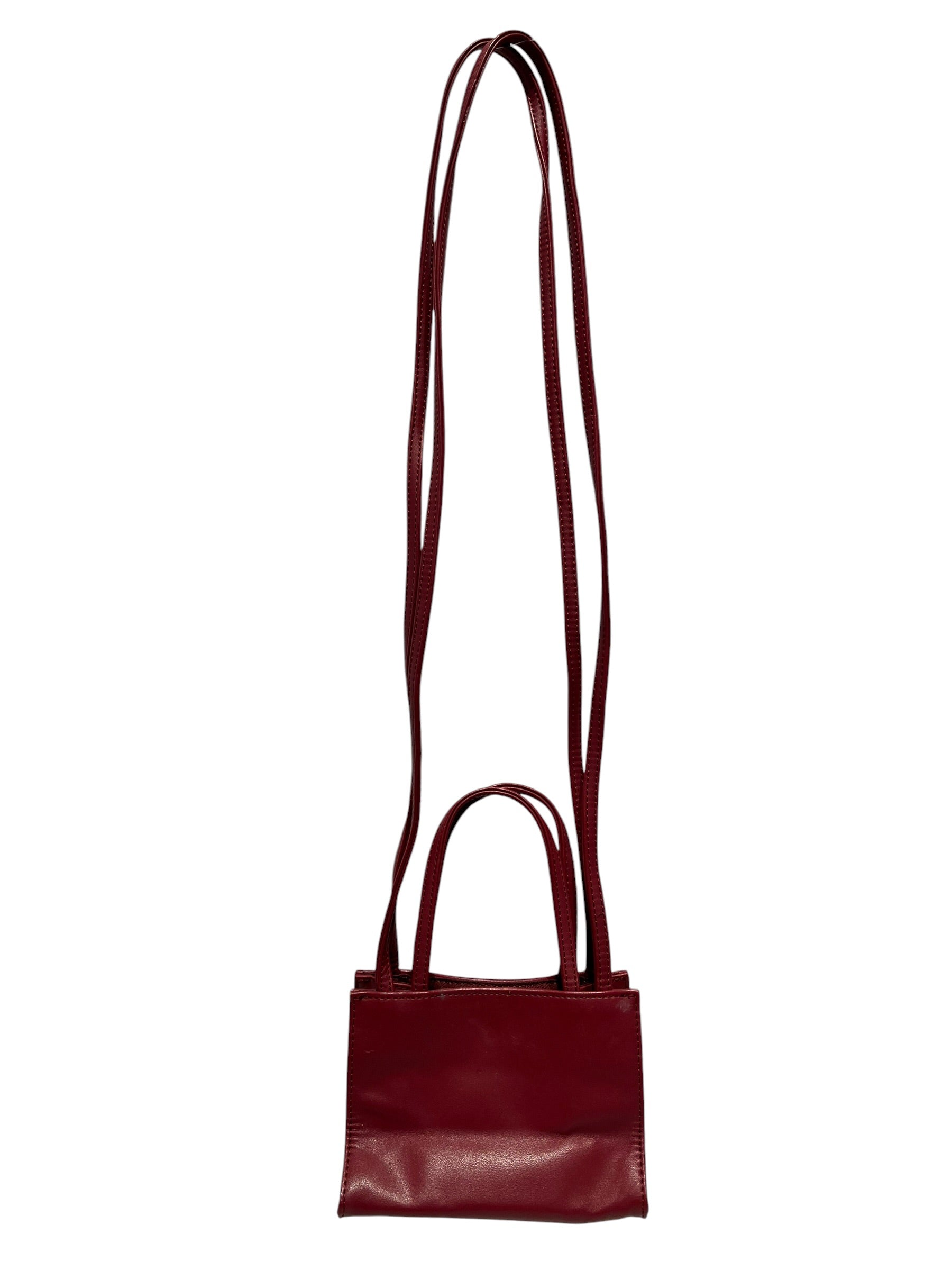 Telfar/Cross Body Bag/Leather/RED/ view 2