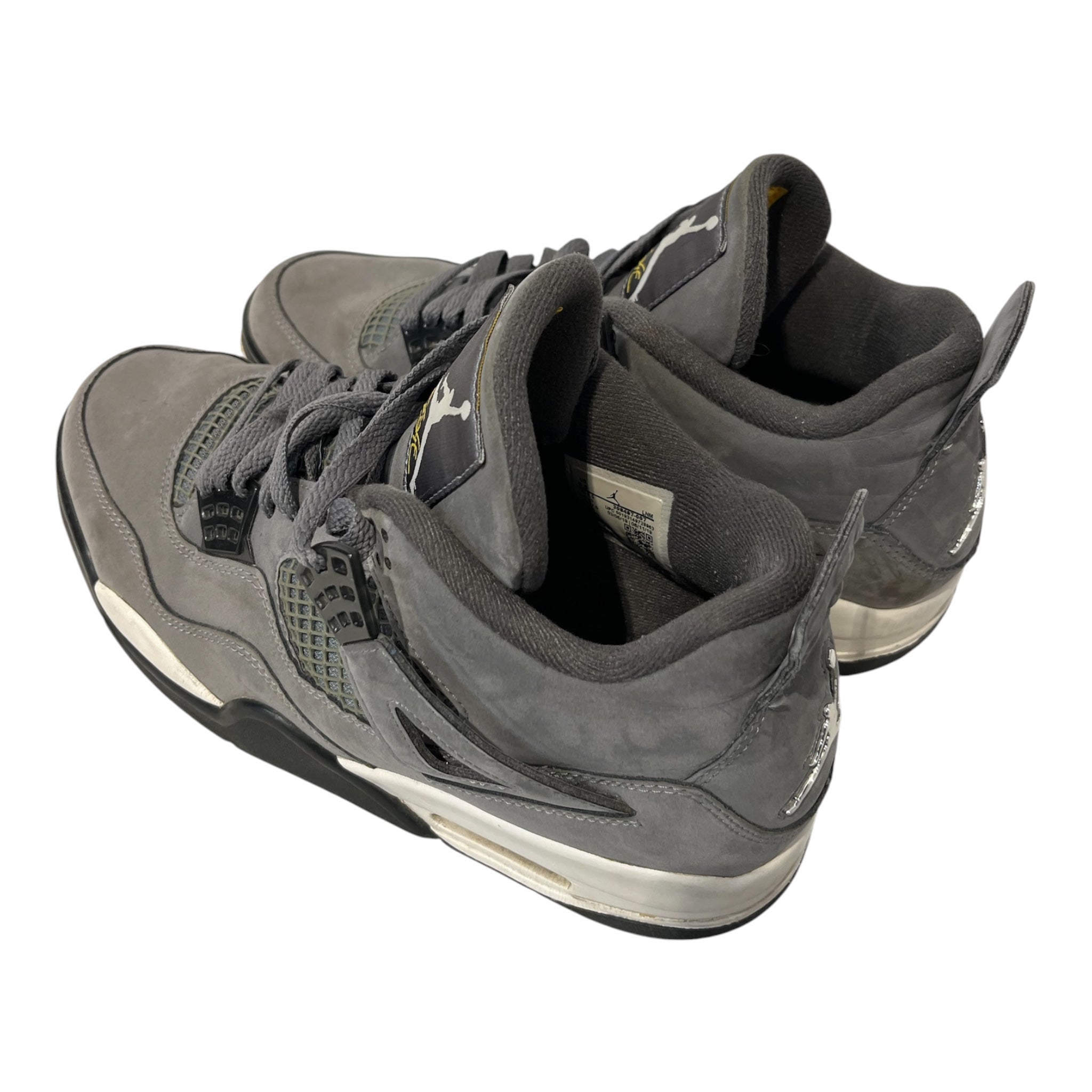 NIKE/Low-Sneakers/US 9.5/Cotton/GRY/RETRO 4" COOL GREY" view 2