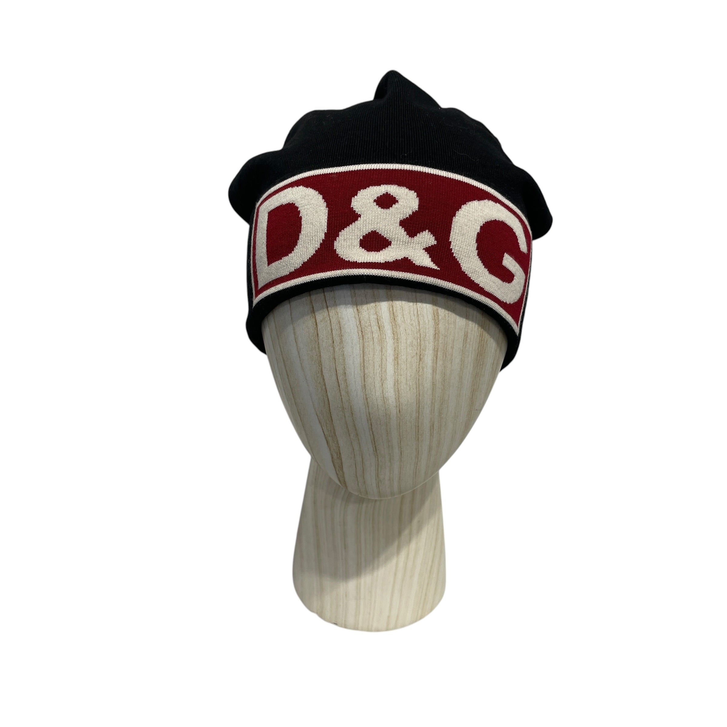 DOLCE&GABBANA/Beanie/Wool/BLK/M's/D&G Logo view 1