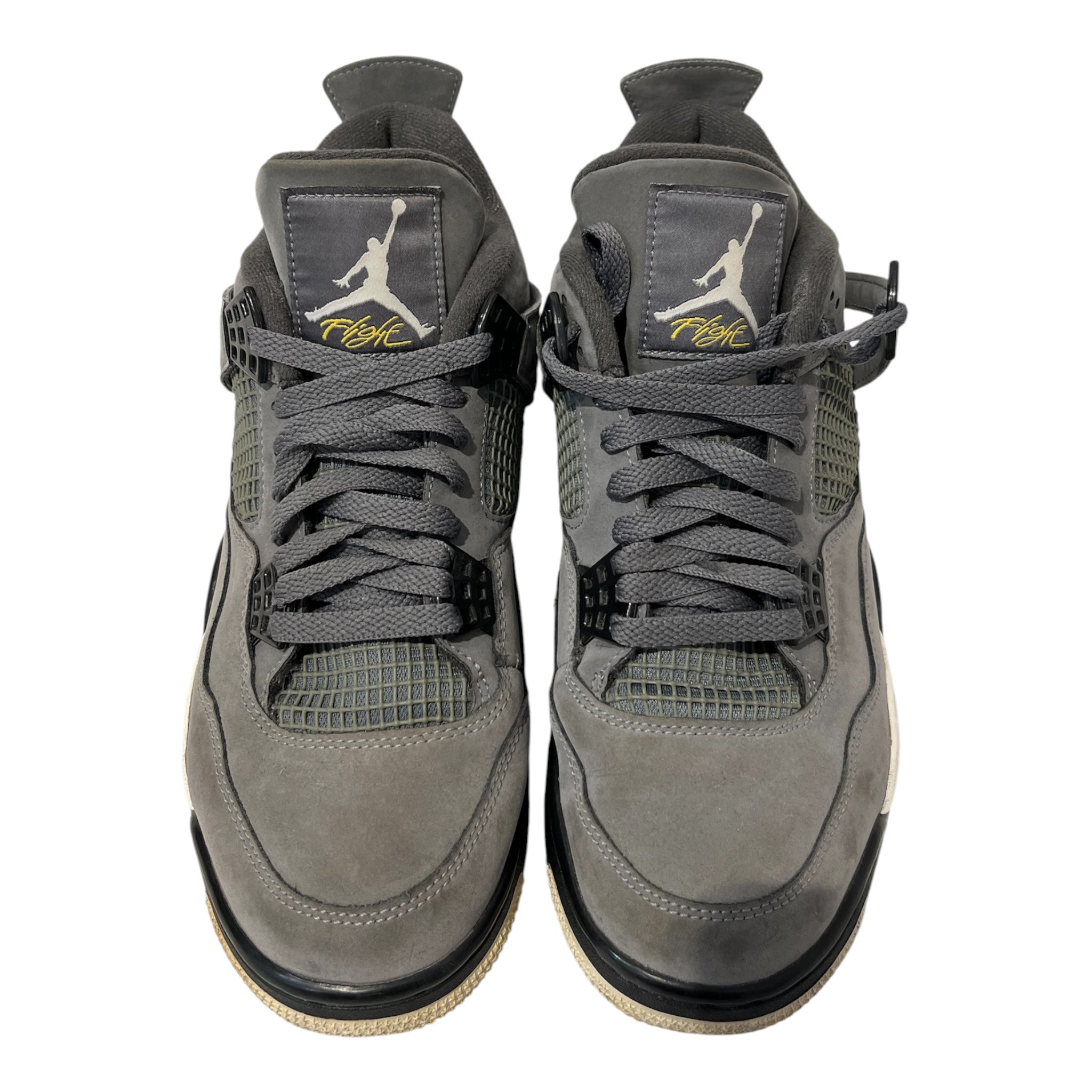 NIKE/Low-Sneakers/US 9.5/Cotton/GRY/RETRO 4" COOL GREY" view 6