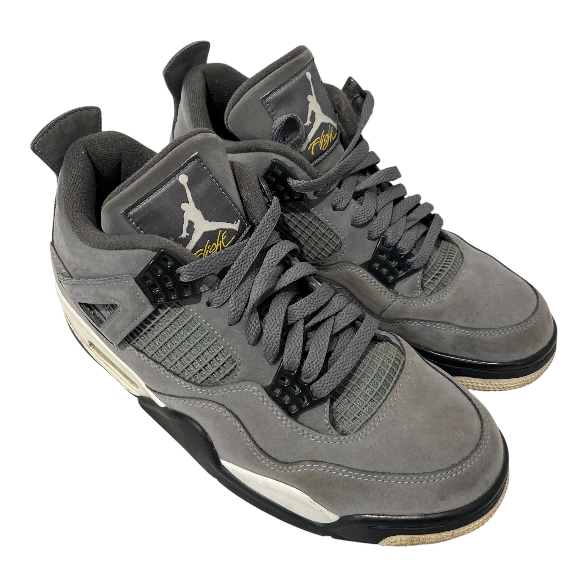 NIKE/Low-Sneakers/US 9.5/Cotton/GRY/RETRO 4" COOL GREY" view 7