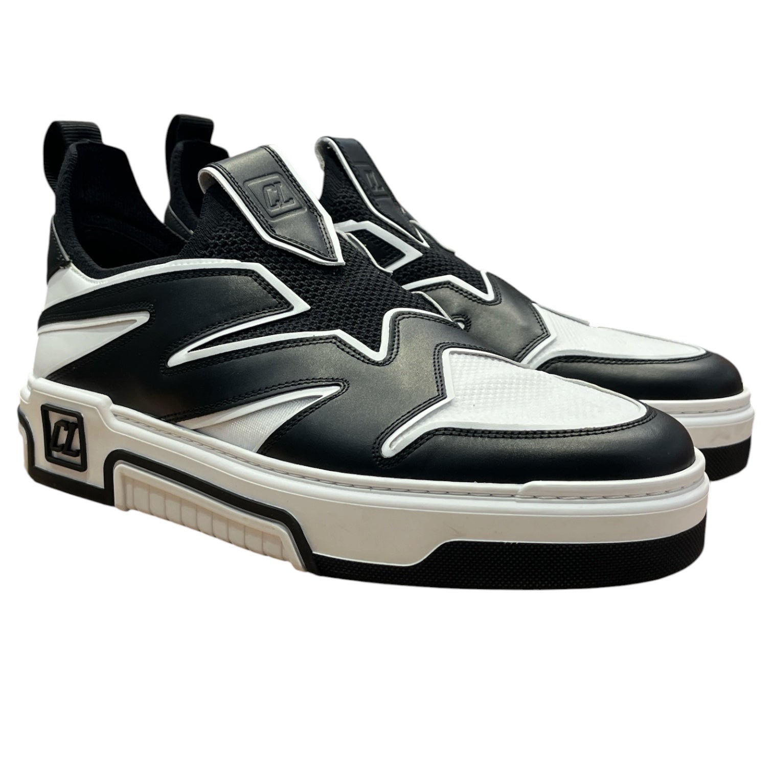 Christian Louboutin/Low-Sneakers/US 10/WHT/3 Side sole spikes view 1