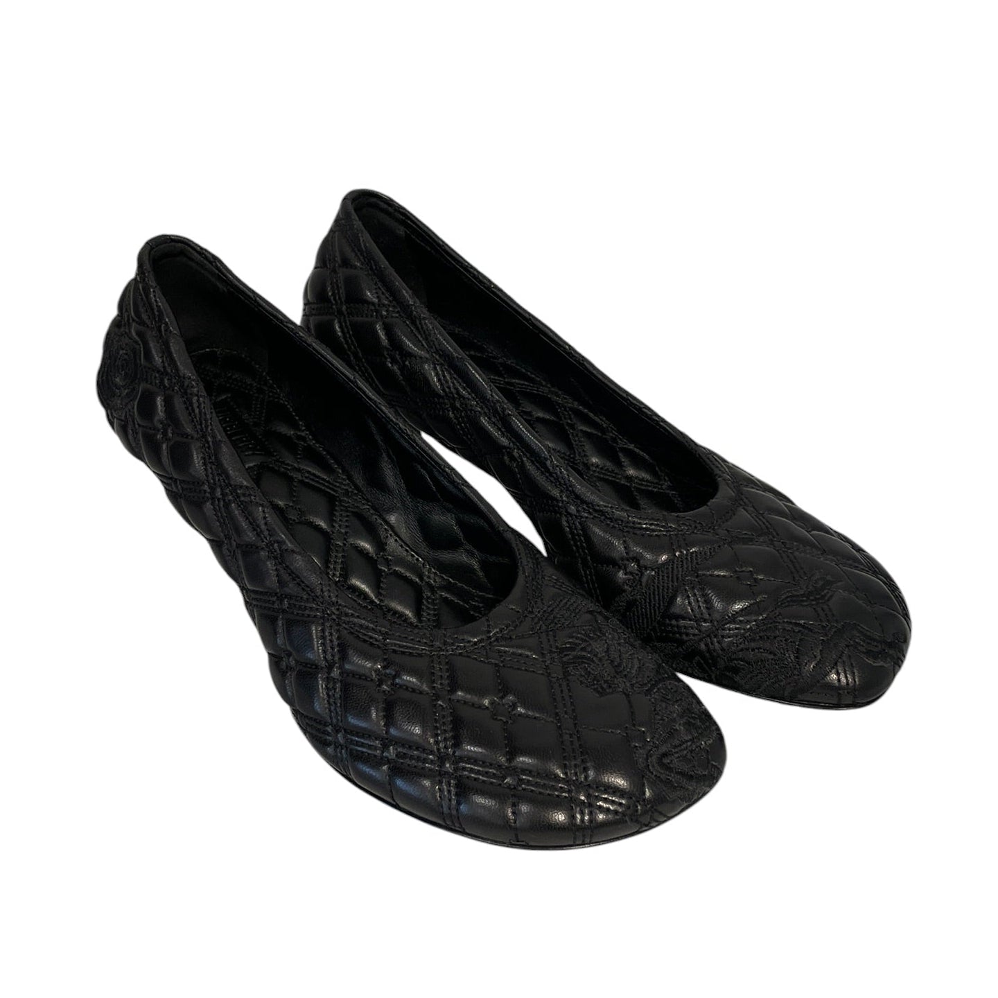 BURBERRY/Heels/EU 37/BLK/BURBERRY HEELS BLK view 1