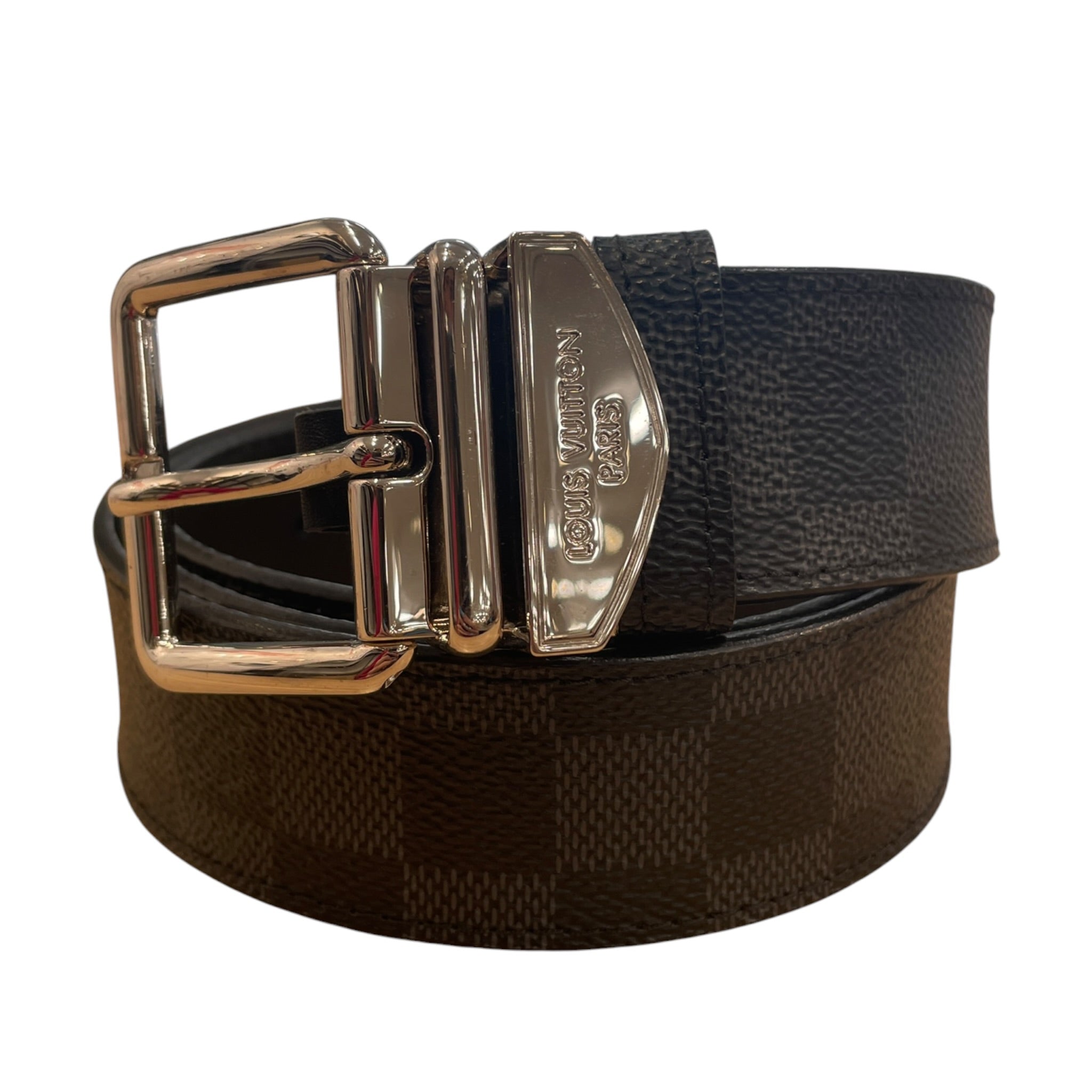 LOUIS VUITTON/Belt/Leather/BLK/CQDXJGW/ M9708 view 1
