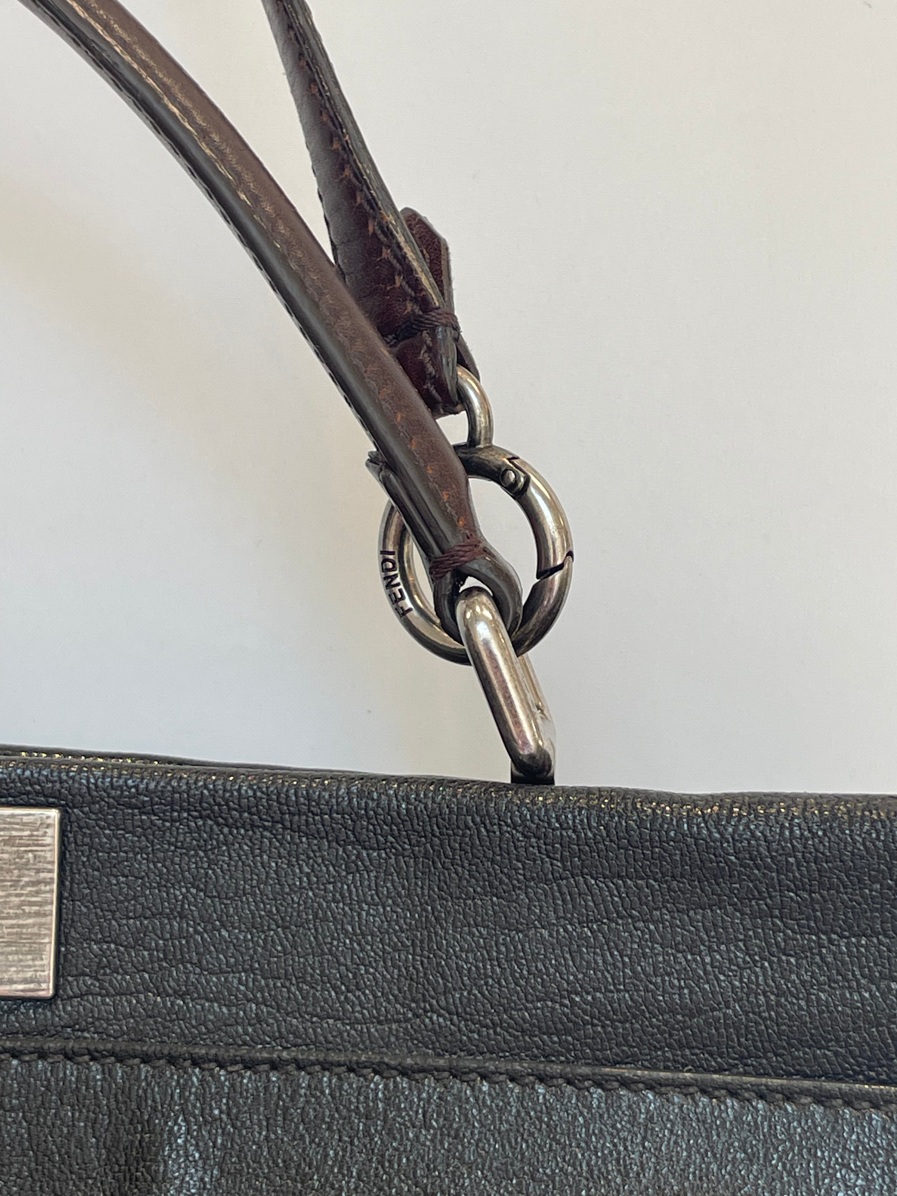 FENDI/Hand Bag/Leather/BLK/peekaboo/mono in/ca1332299 view 11