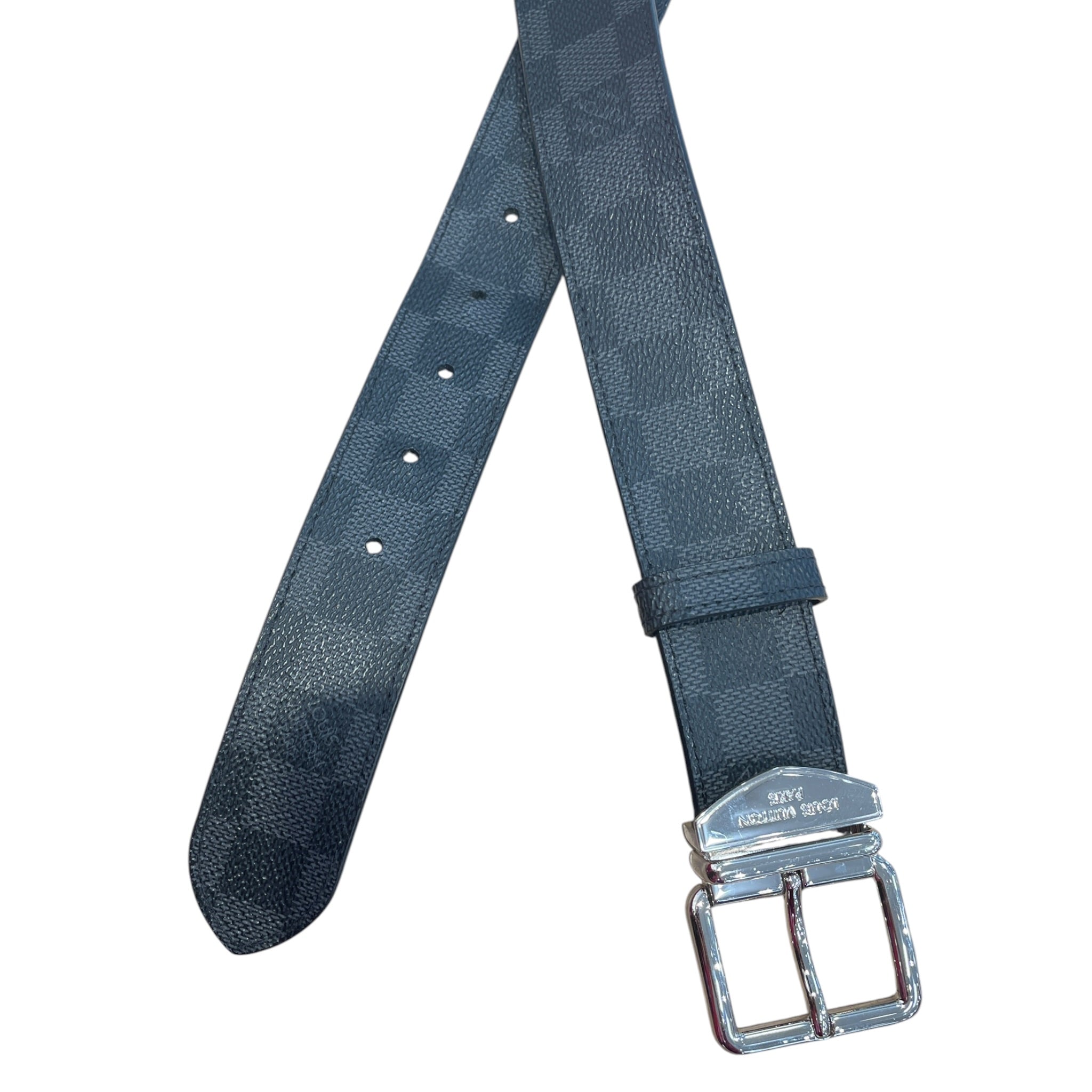 LOUIS VUITTON/Belt/Leather/BLK/CQDXJGW/ M9708 view 2