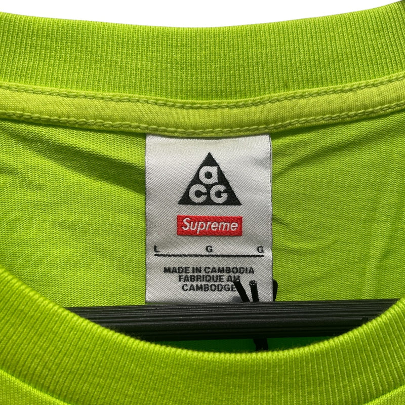NIKE ACG/T-Shirt/L/Cotton/GRN/NIKE ACG X SUPREME