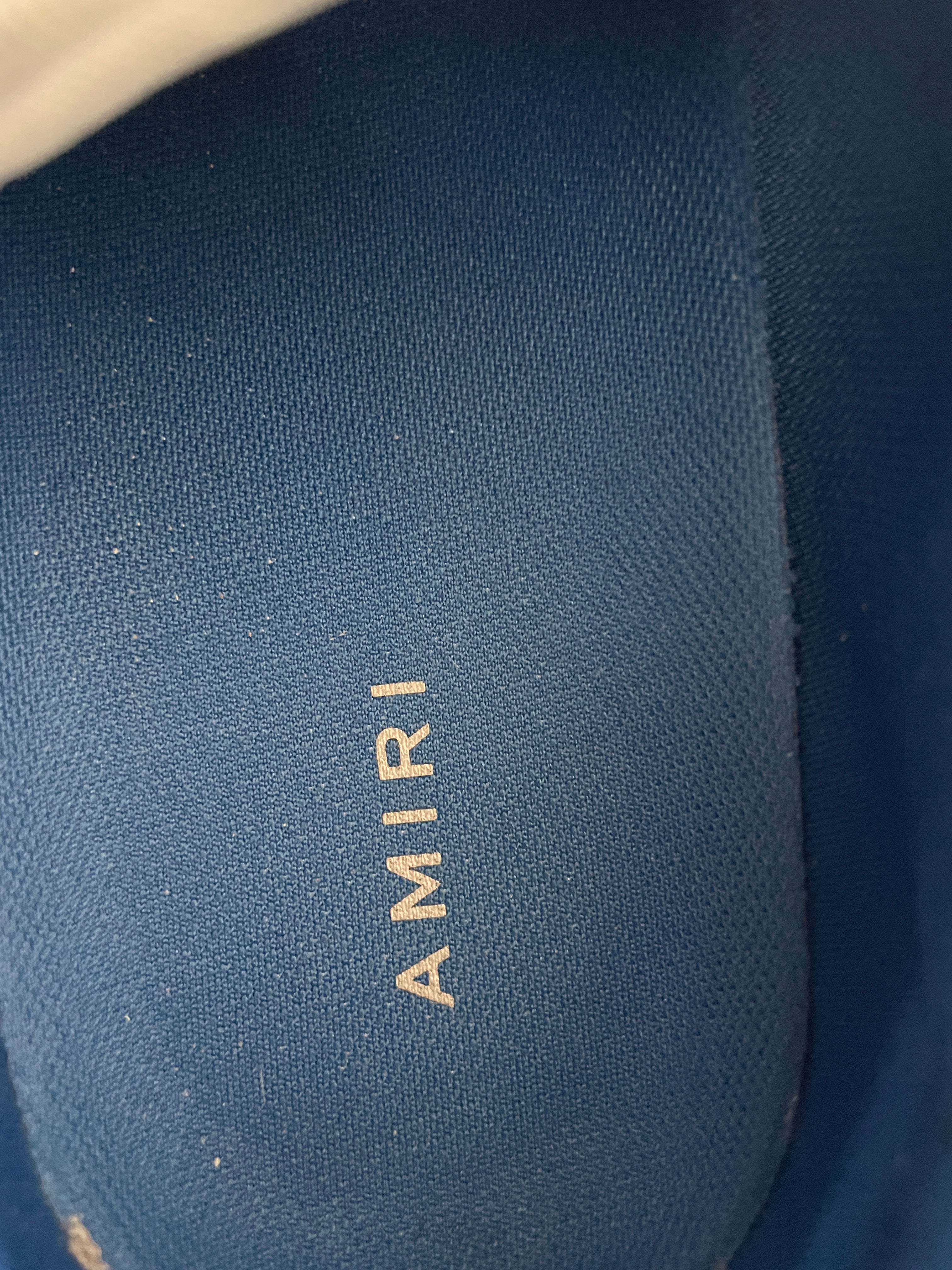AMIRI/Low-Sneakers/US 10/BLU/BLU LOW TOP SKELETON view 3