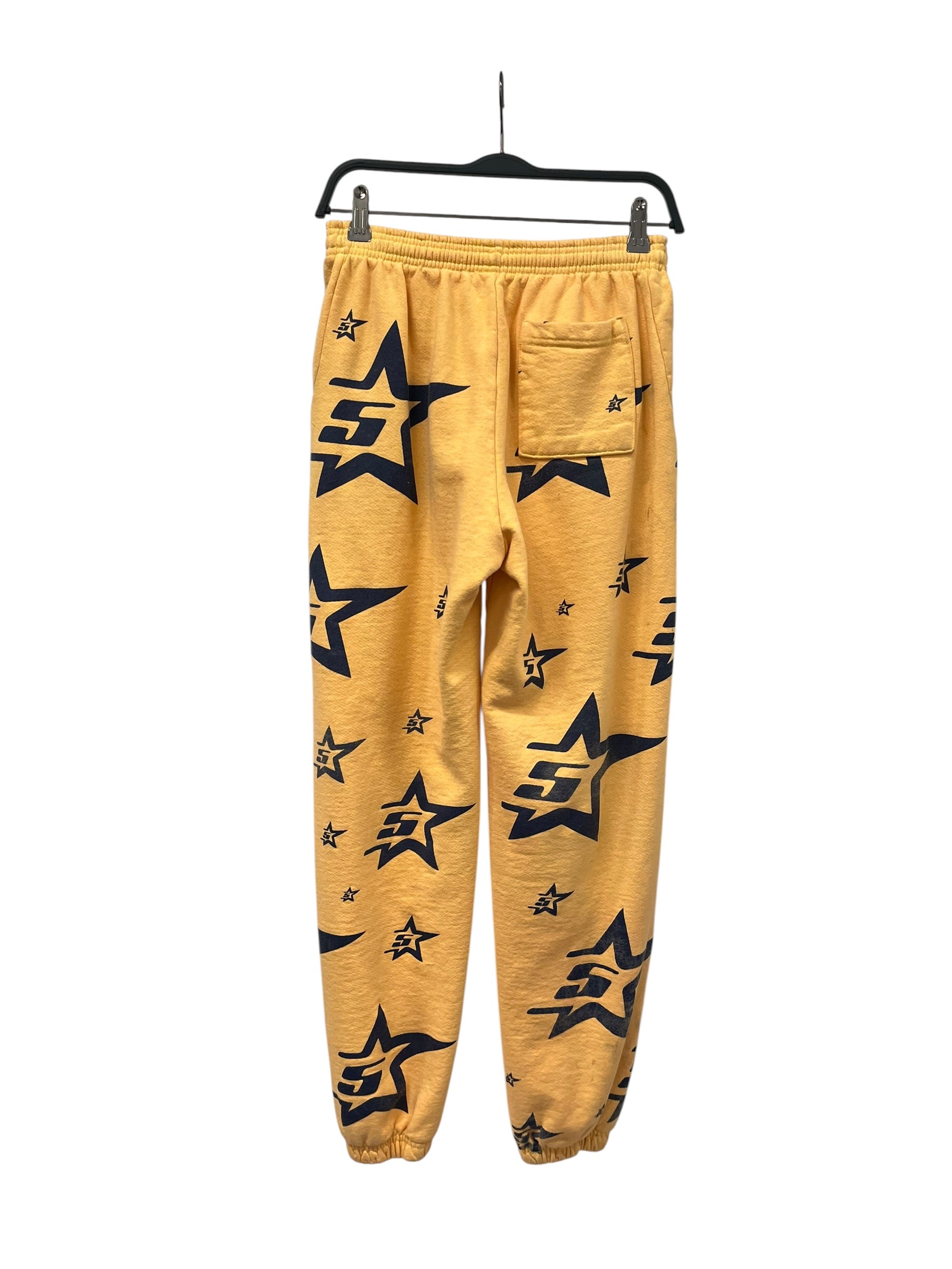 Sp5der/Bottoms/S/Cotton/YEL/NAVY STAR LOGO view 2