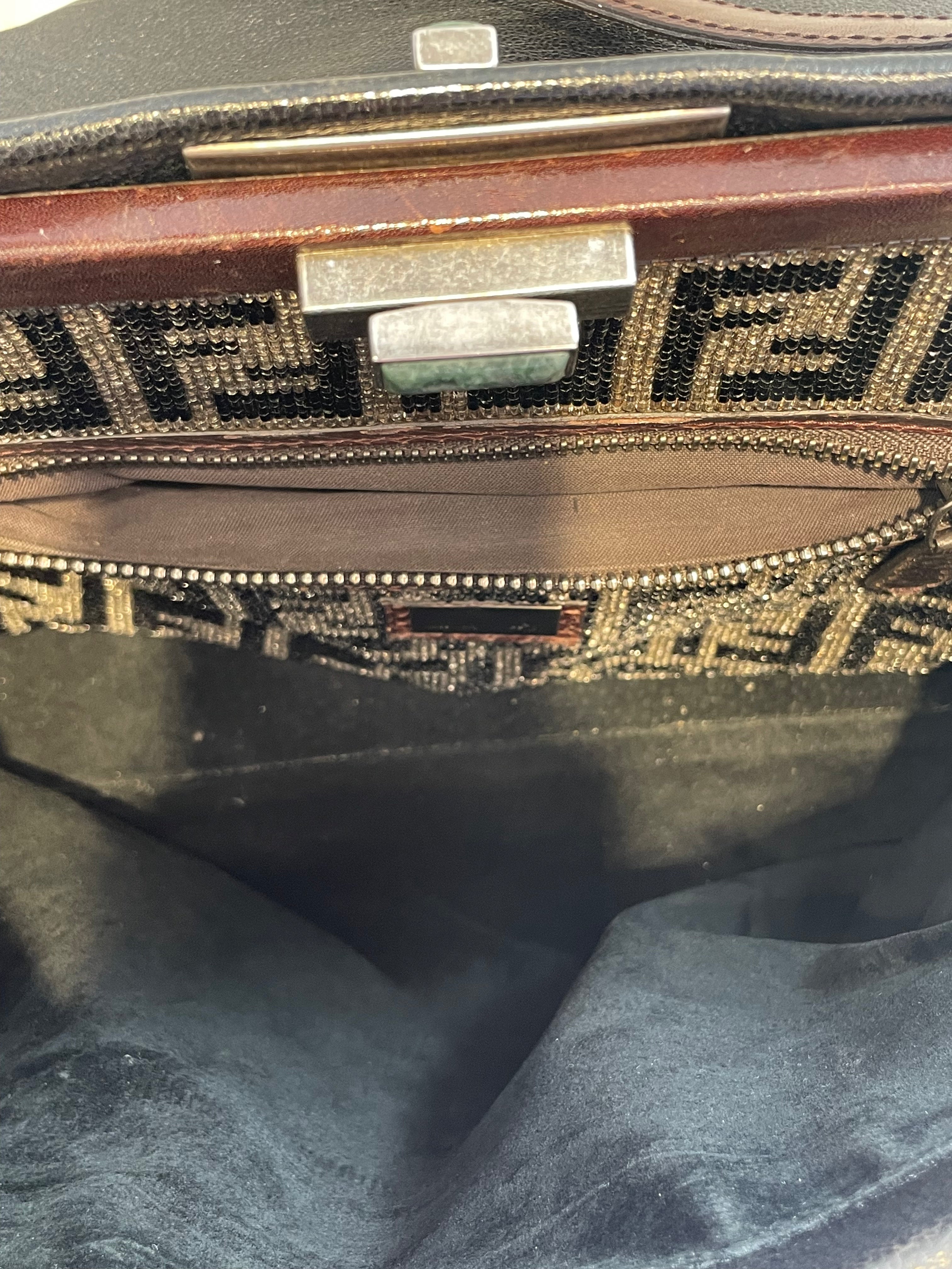 FENDI/Hand Bag/Leather/BLK/peekaboo/mono in/ca1332299 view 6