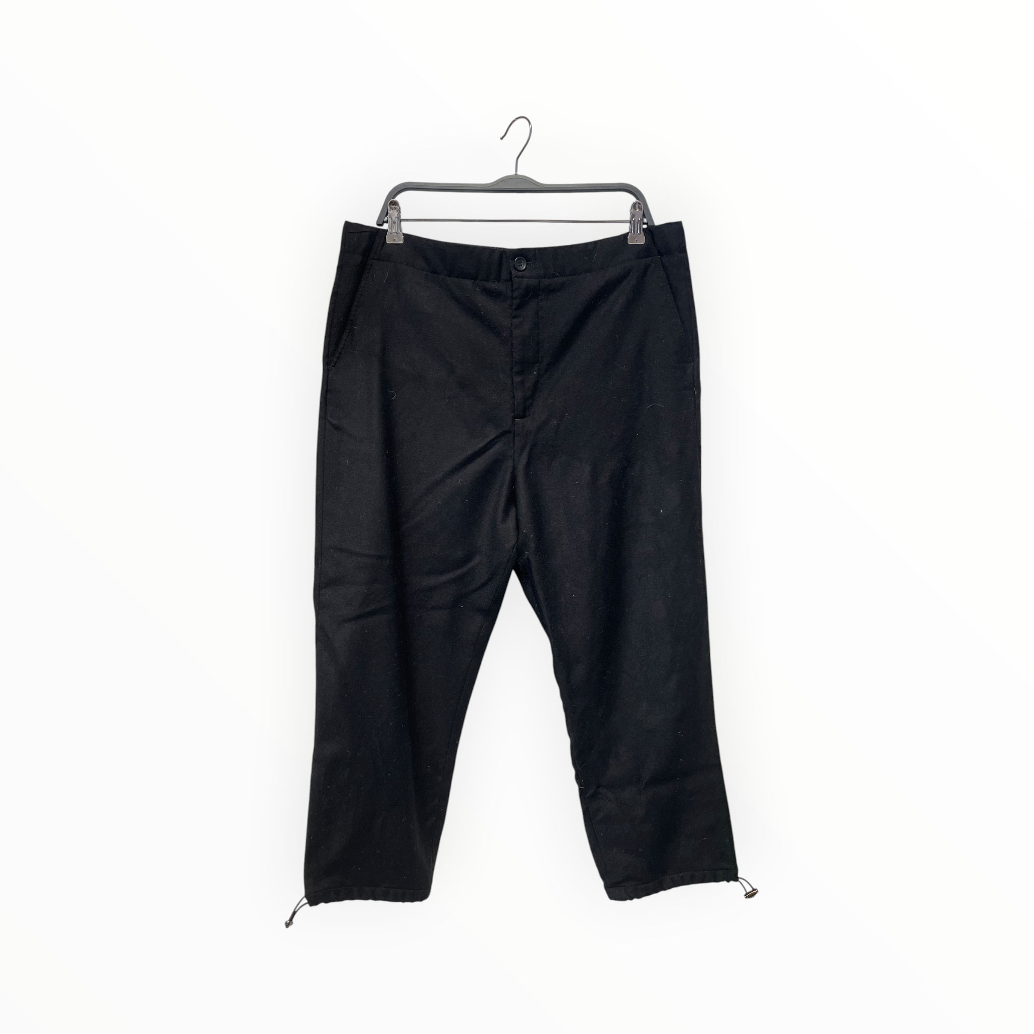 Acne Studios/Straight Pants/54/Wool/BLK/pace wool paw16 view 1