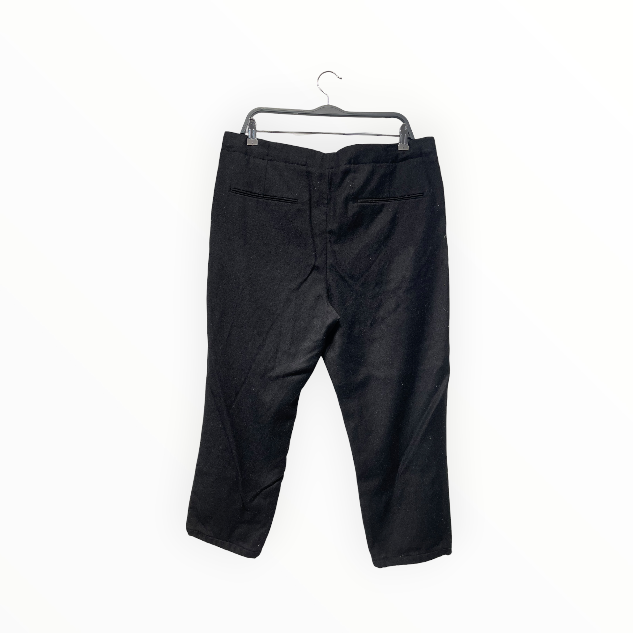 Acne Studios/Straight Pants/54/Wool/BLK/pace wool paw16 view 2