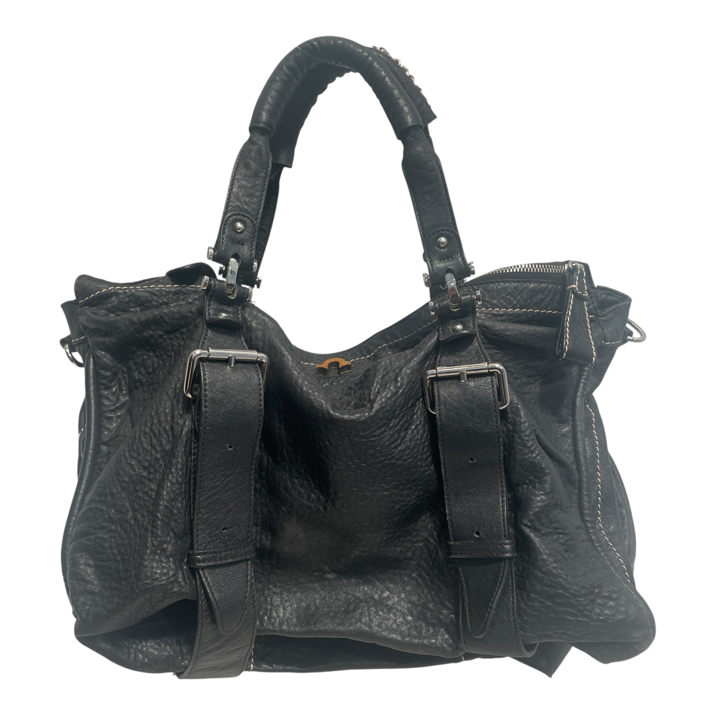 TRUE RELIGION/Tote Bag/Leather/BLK/Stella Weekender Bag view 1