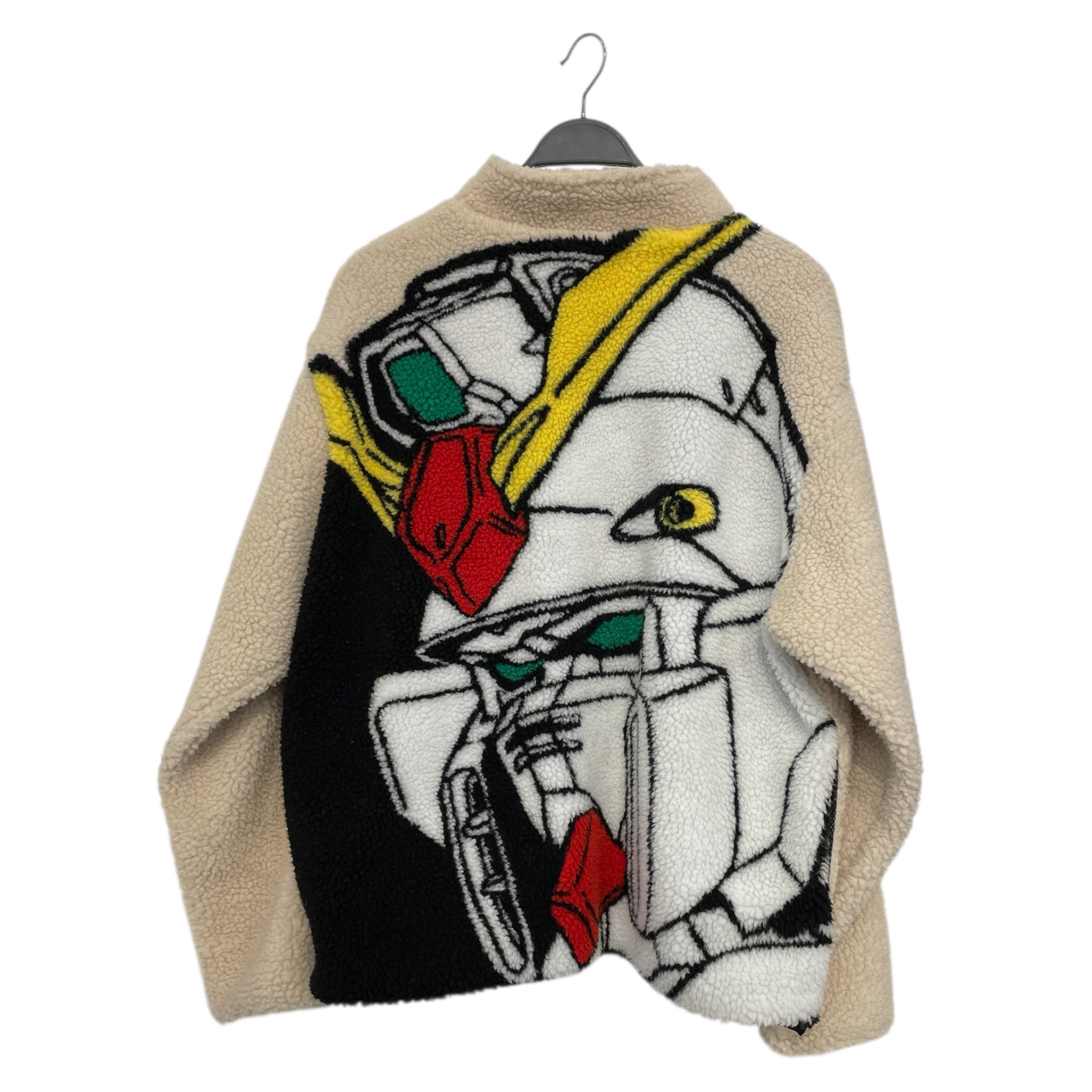 HUF/Fleece Jkt/L/Polyester/CRM/All Over Print/HUF x Mobile Suit Gundam view 2