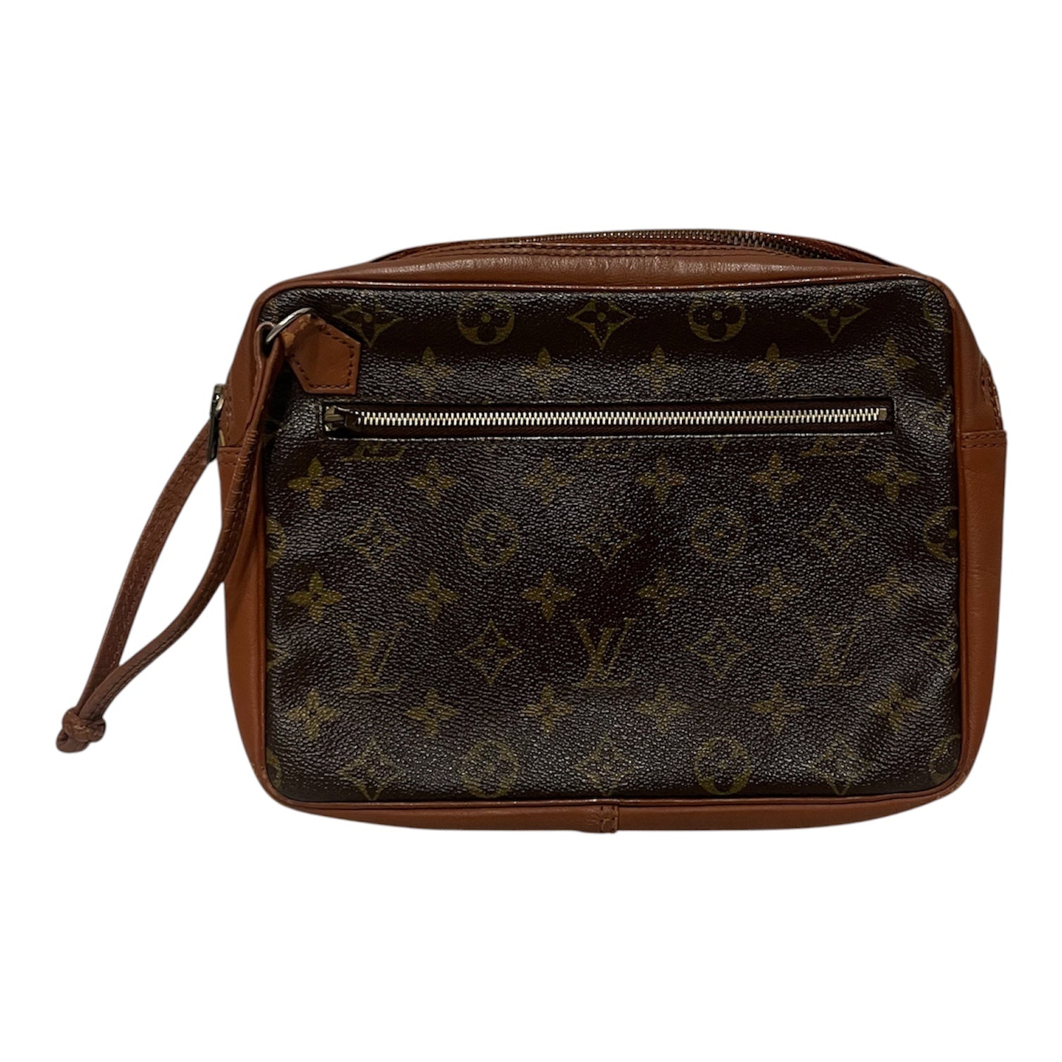 LOUIS VUITTON/Pouch/Monogram/Leather/CML/pochette homme vintage view 1