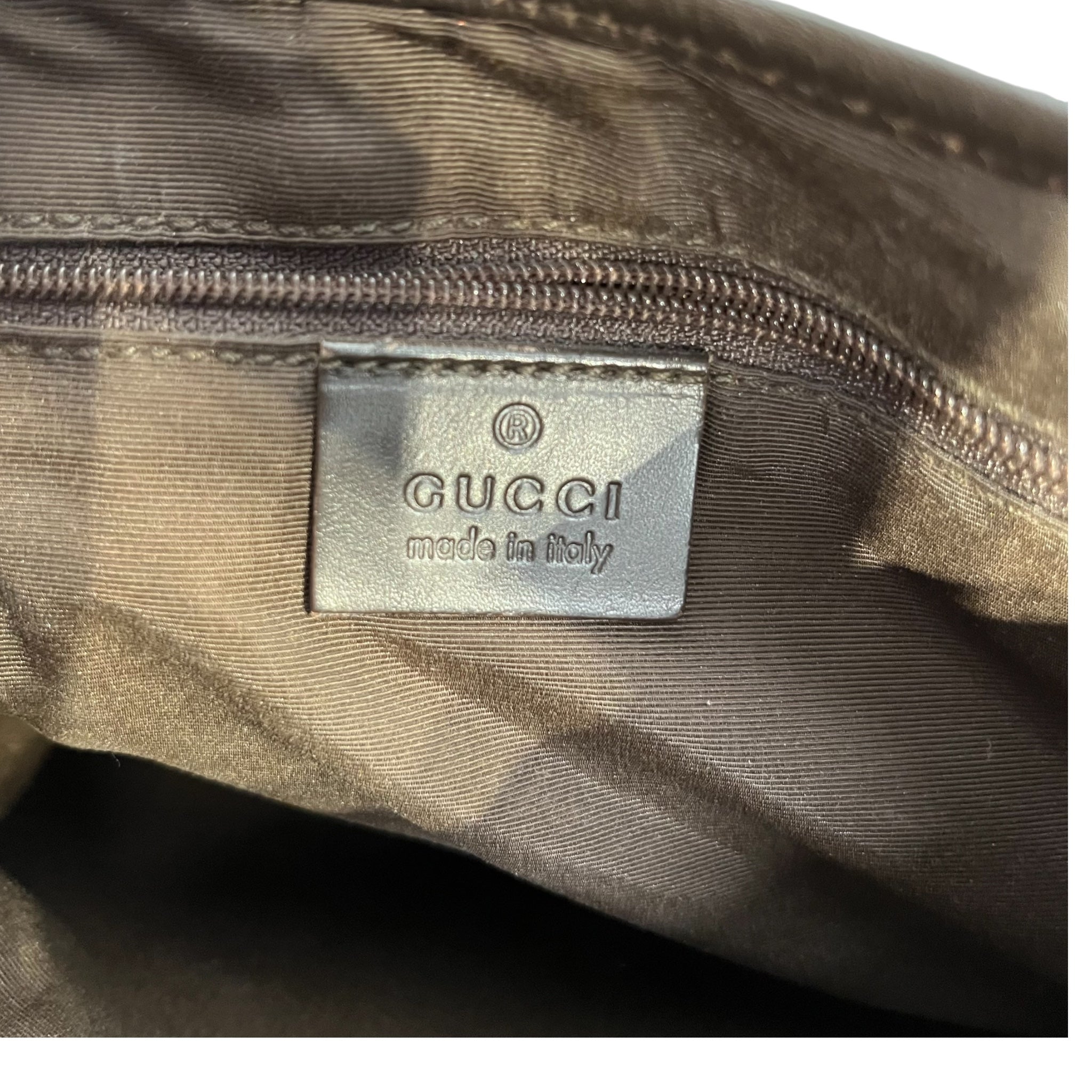 GUCCI/Hand Bag/Cotton/BRW/gucci brown gg canvas jackie view 5