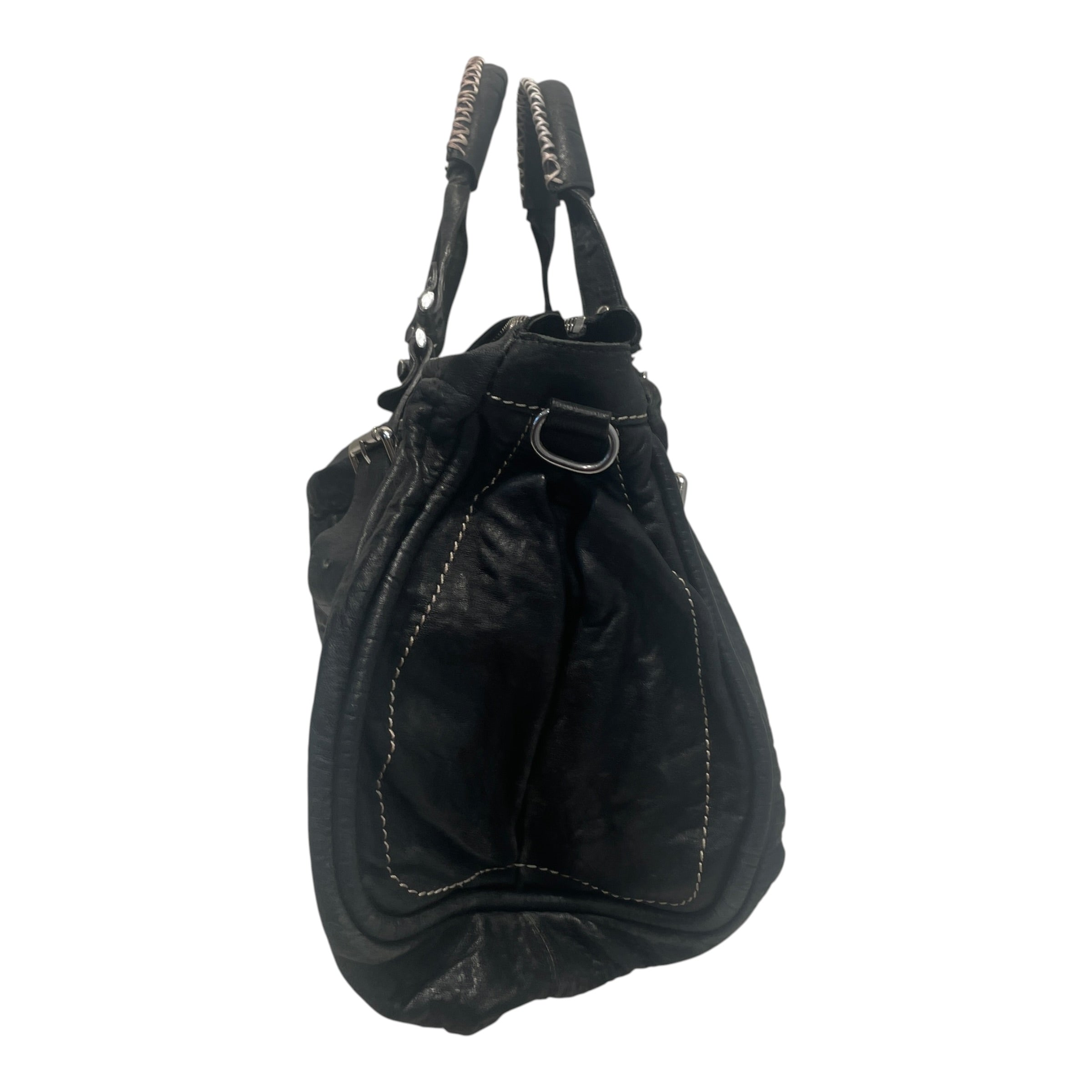 TRUE RELIGION/Tote Bag/Leather/BLK/Stella Weekender Bag view 6