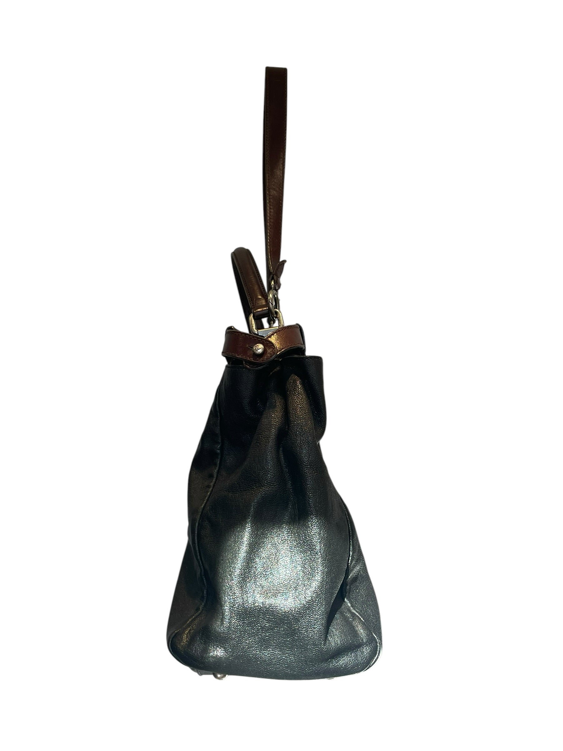 FENDI/Hand Bag/Leather/BLK/peekaboo/mono in/ca1332299 view 3