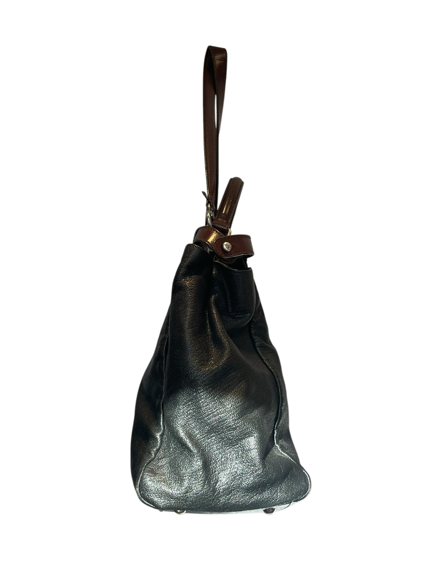 FENDI/Hand Bag/Leather/BLK/peekaboo/mono in/ca1332299 view 4
