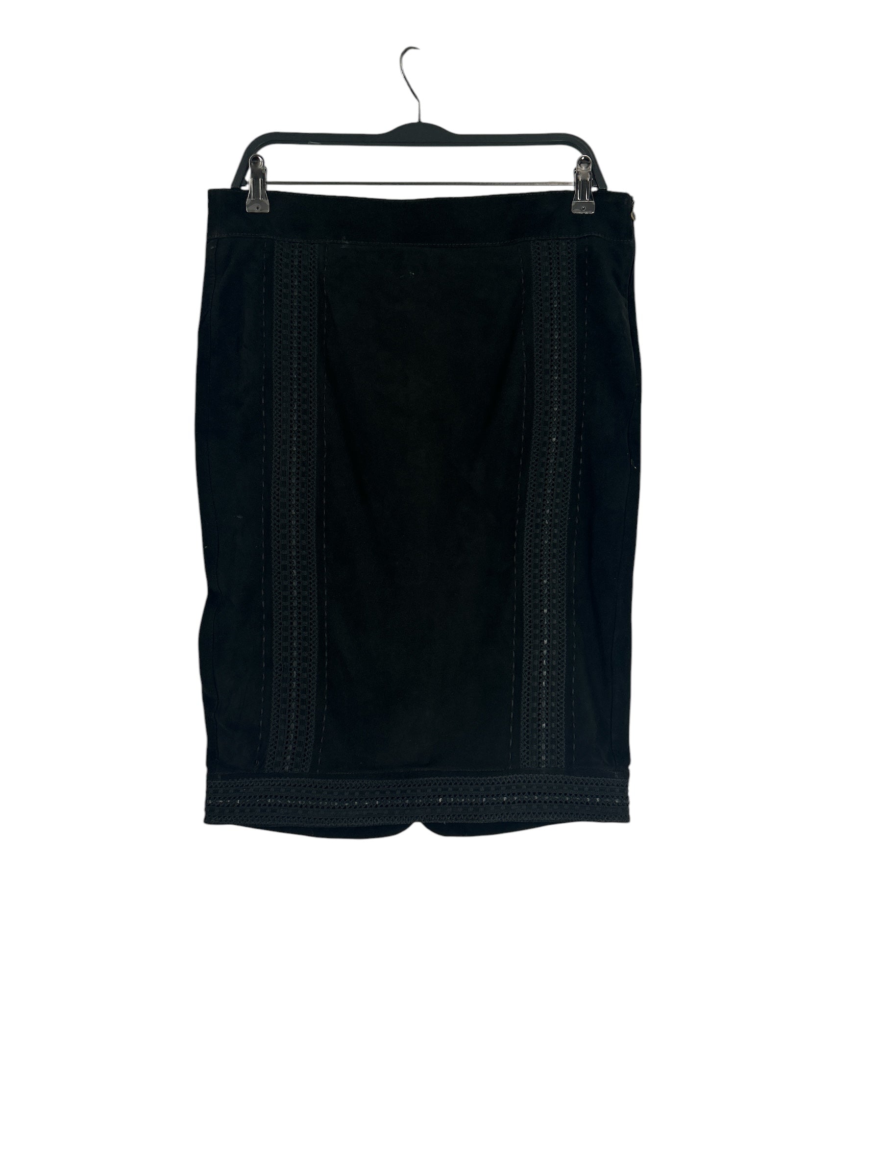roberto cavalli/Skirt/44/Leather/BLK/BUTTON BACK WEAVING 00066 view 1