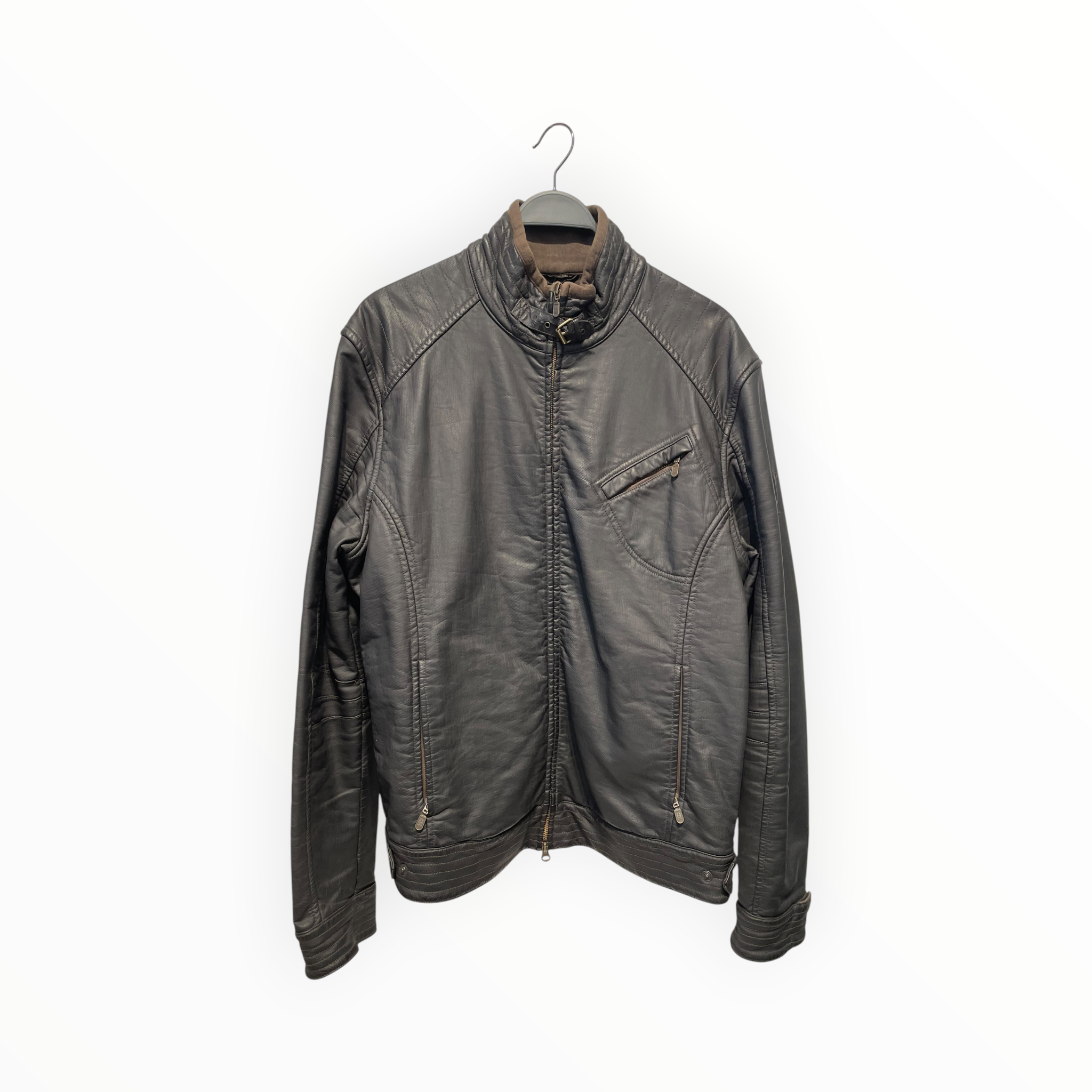 Belstaff/Leather Jkt/XL/Faux Leather/BLK/ view 1