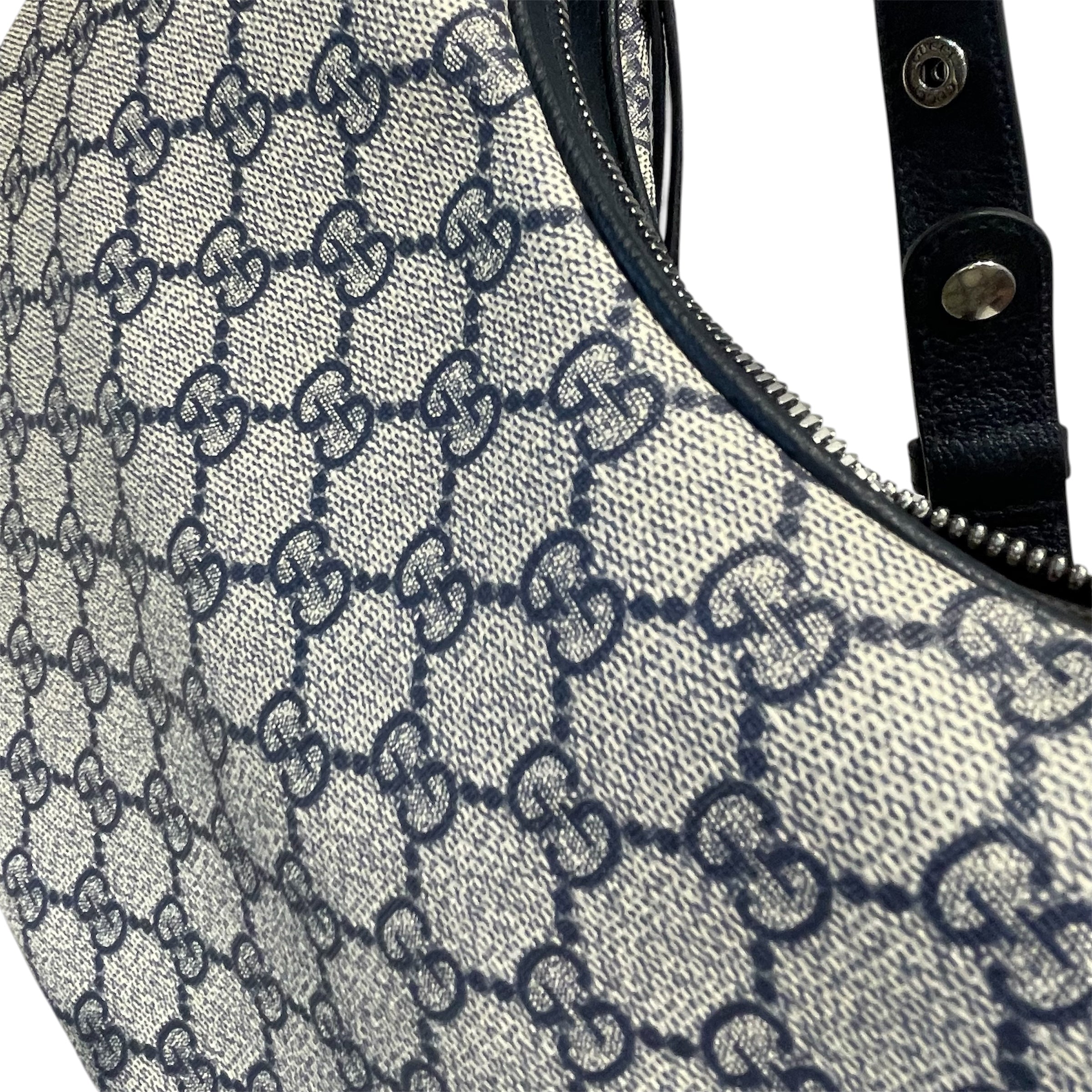 GUCCI/Tote Bag/Monogram/Leather/GRY/ATTACHE GG view 5