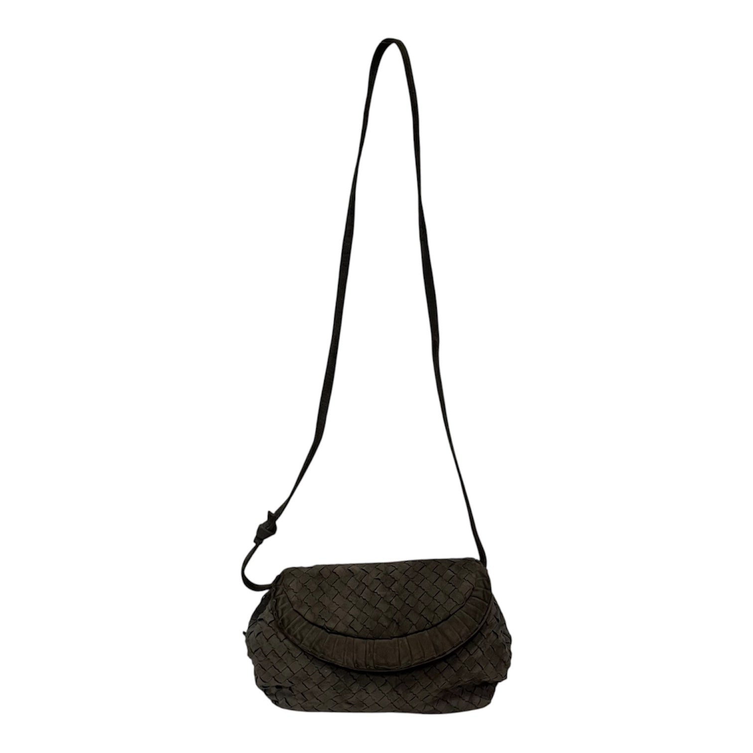 BOTTEGA VENETA/Cross Body Bag/Cotton/GRY/intrecciato view 1