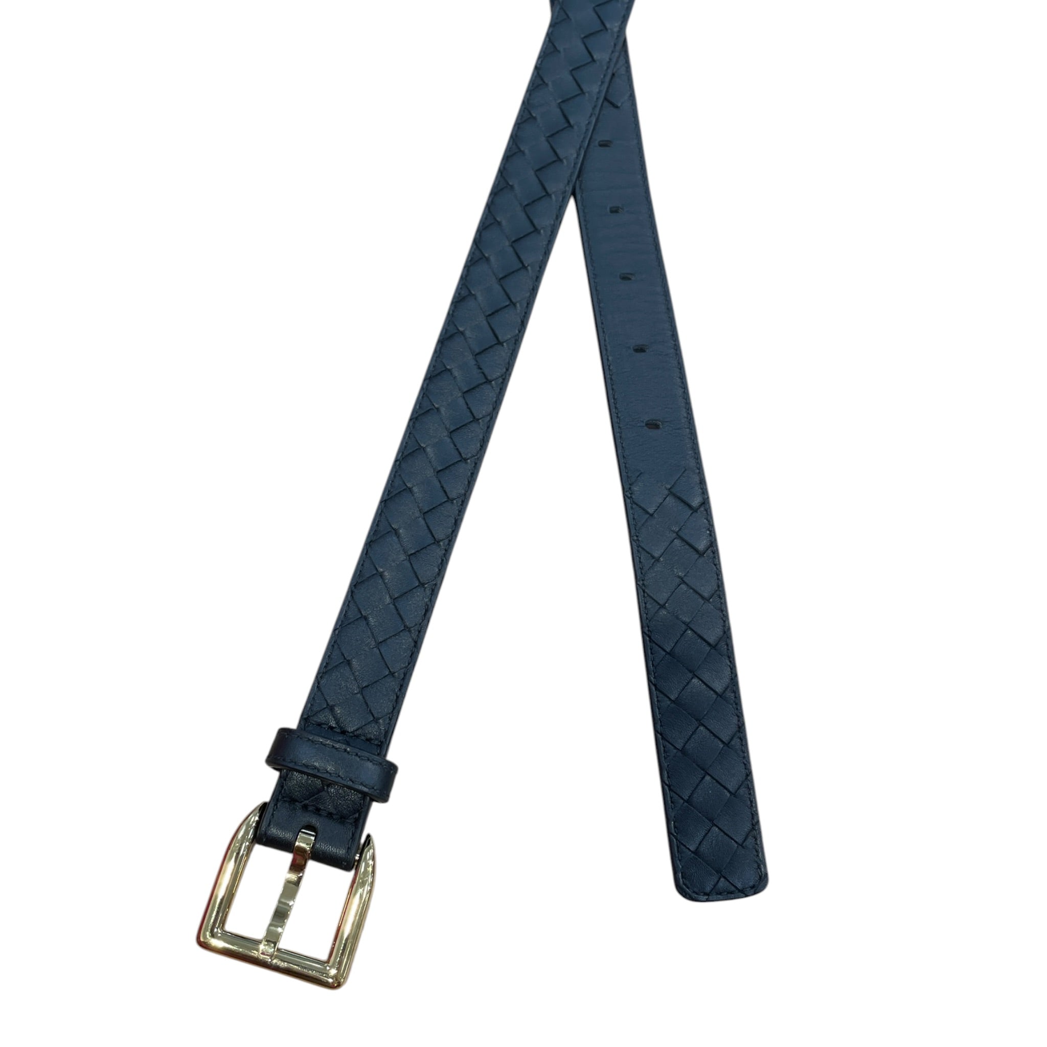 BOTTEGA VENETA/Belt/M/Leather/BLK/ view 2