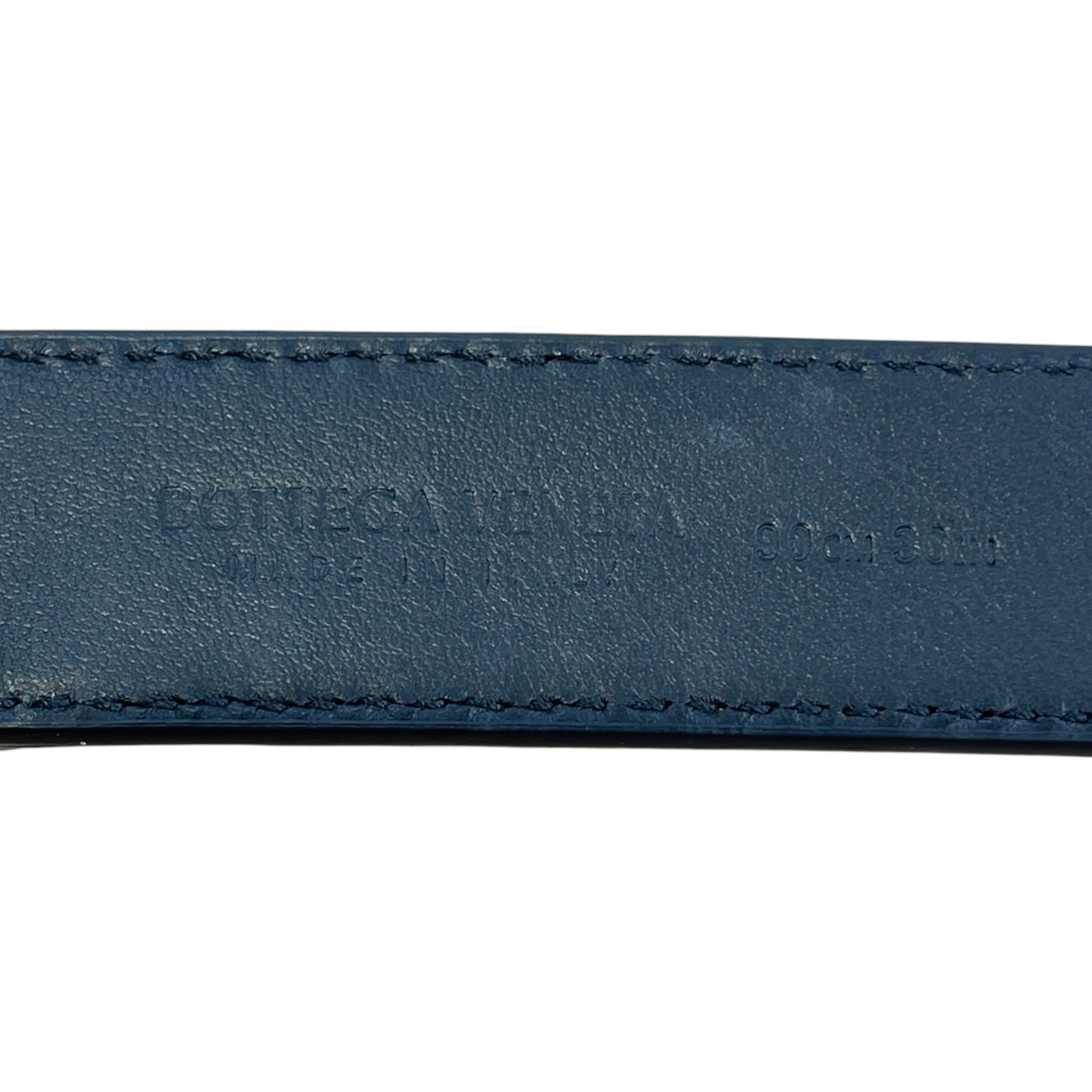 BOTTEGA VENETA/Belt/M/Leather/BLK/ view 3