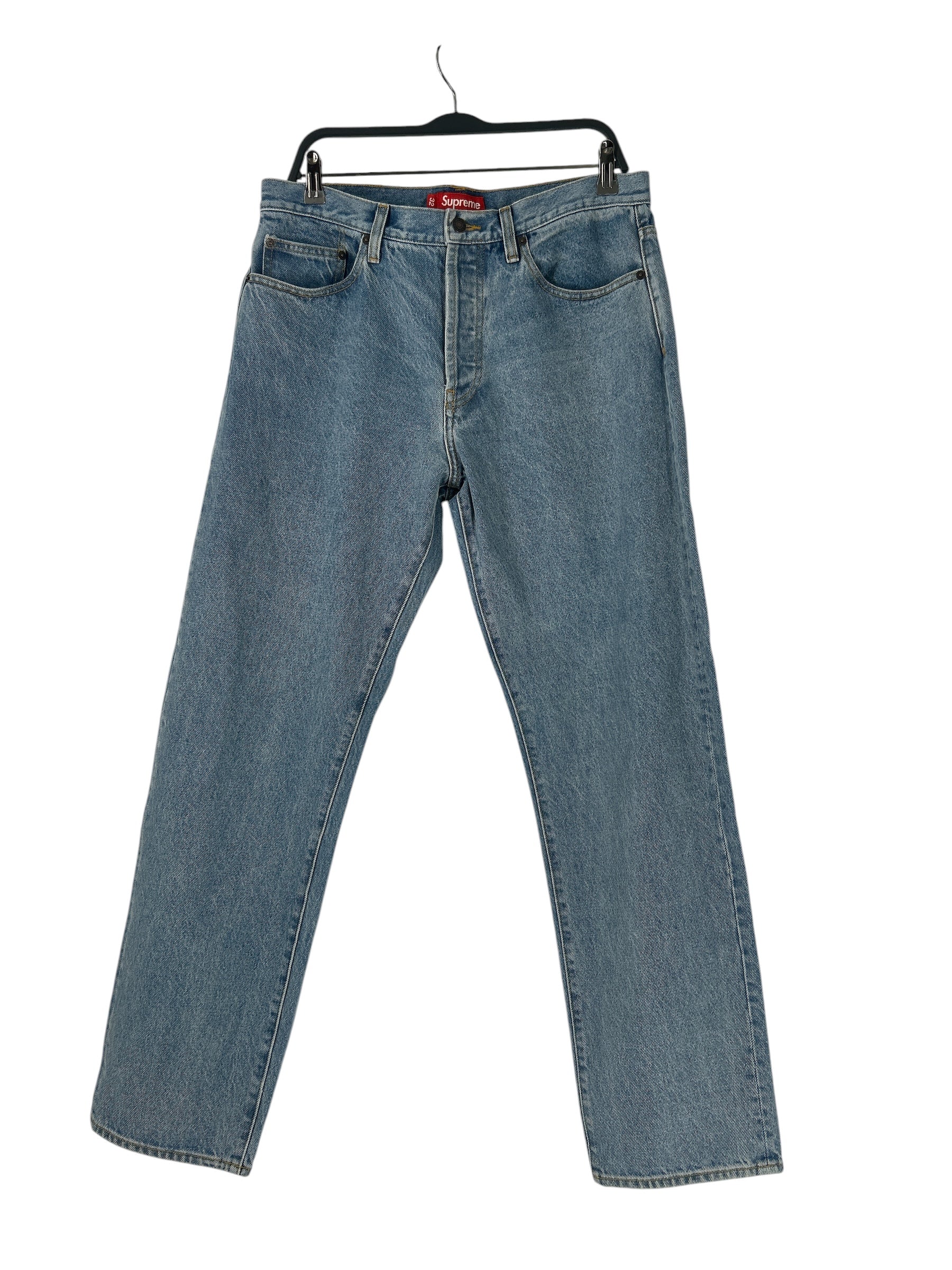 Supreme/Straight Pants/32/Cotton/BLU/REGULAR CUT W/ STAR view 1