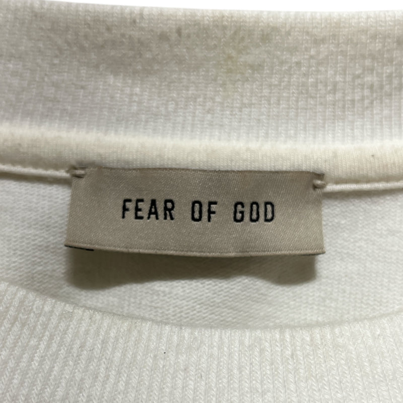 FEAR OF GOD/RRR123 RIVINGTON roi Rebis/T-Shirt/XL/Cotton/WHT/KEEP RUNNING