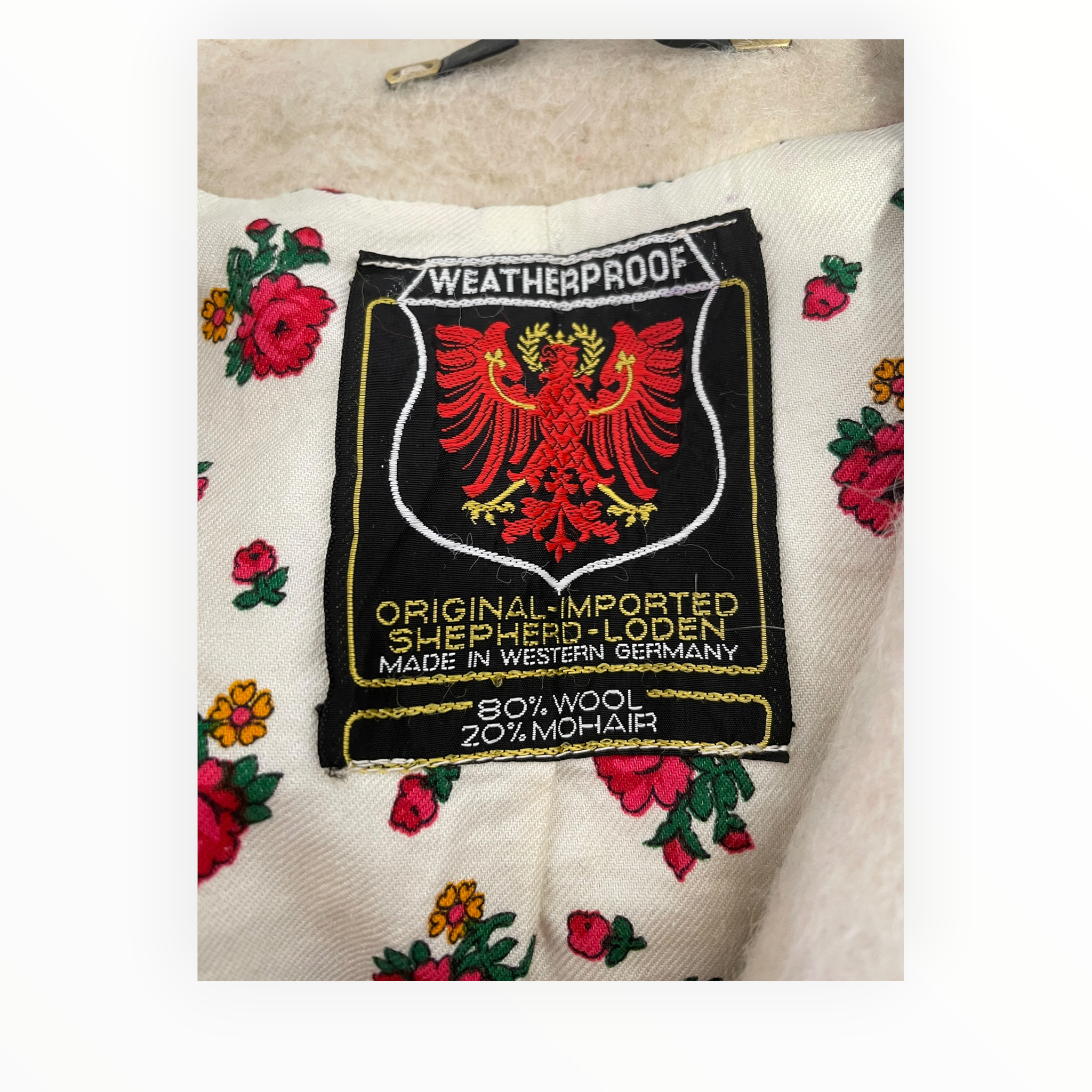 WEATHERPROOF/Jacket/FREE/Wool/CRM/VINTAGE W/ EMBROIDERY view 3