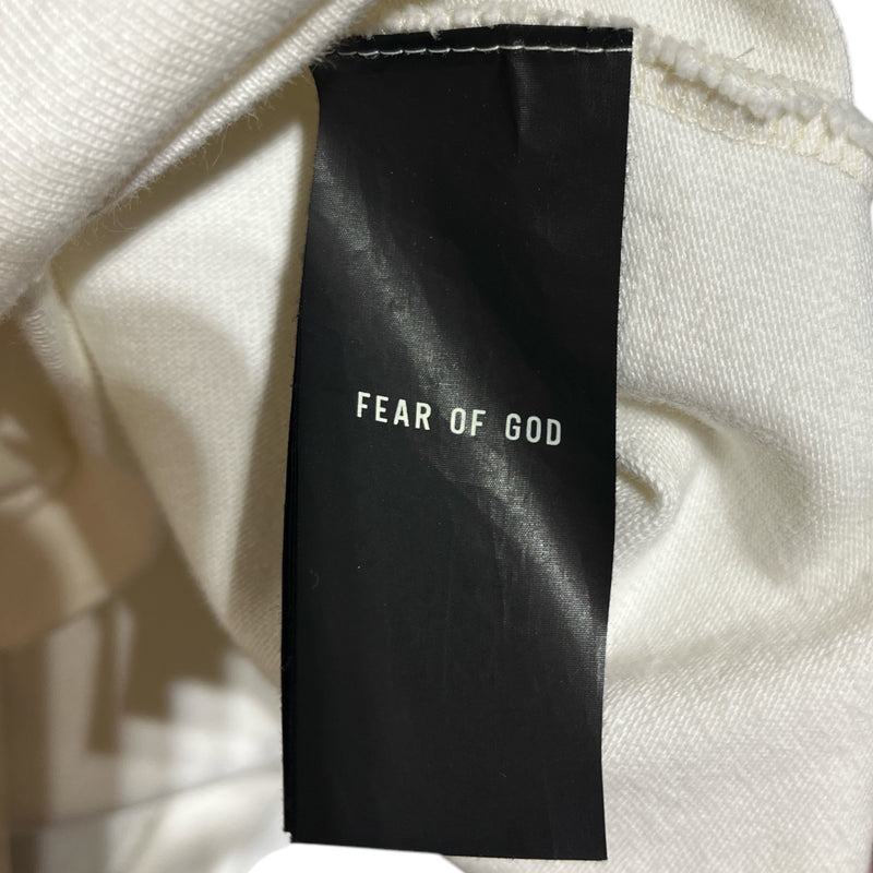 FEAR OF GOD/RRR123 RIVINGTON roi Rebis/T-Shirt/XL/Cotton/WHT/KEEP RUNNING