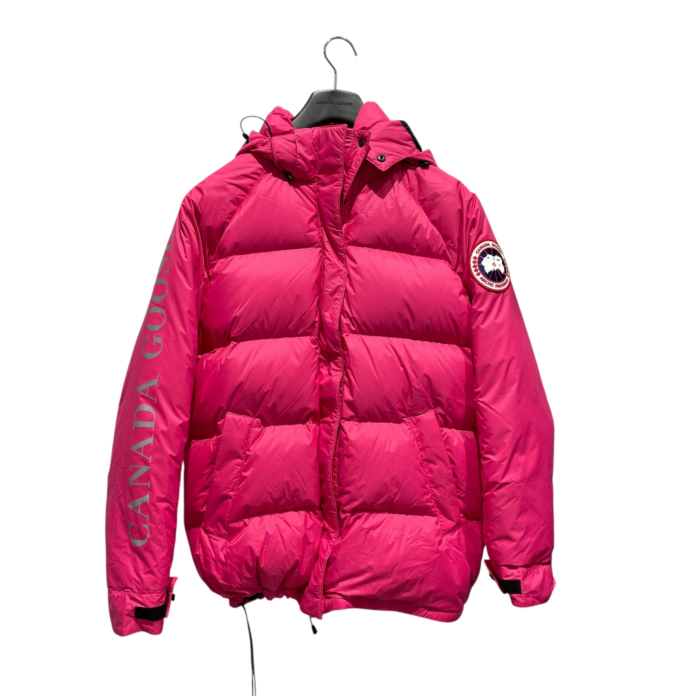 CANADA GOOSE/Puffer Jkt/L/Nylon/PNK/hot pink puffer view 1