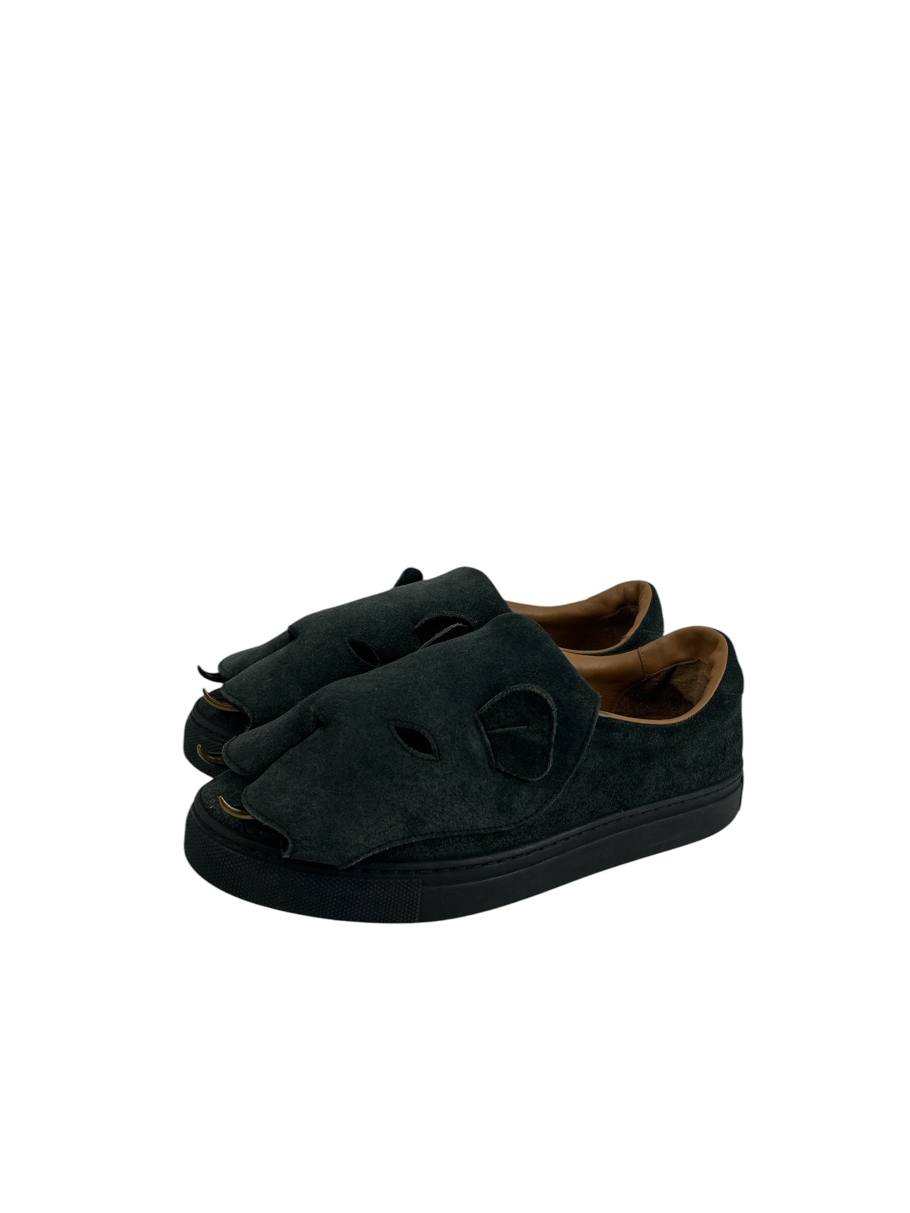 Vivienne Westwood/Shoes/EU 40/Suede/GRY/ANIMAL, FANGS view 2