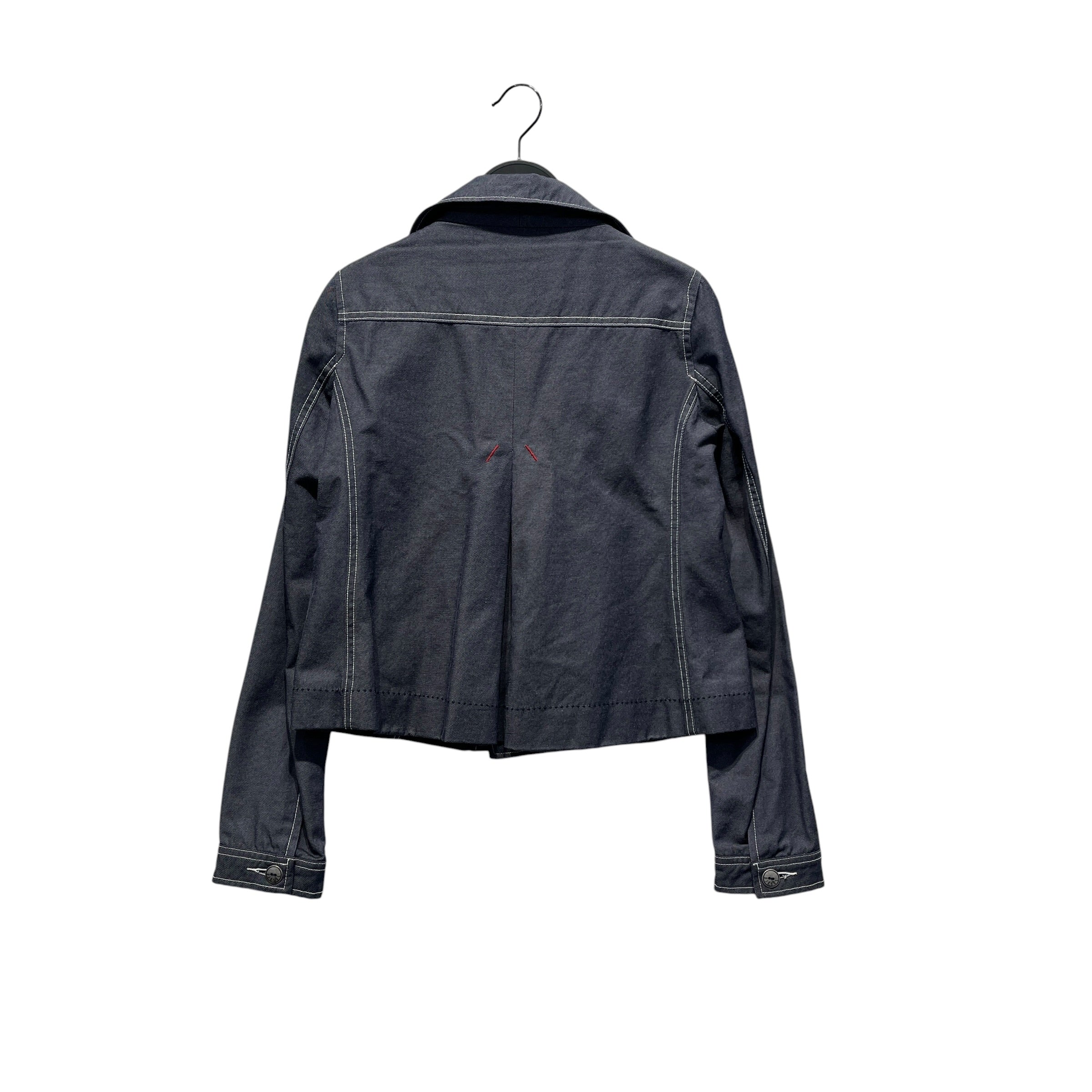 DIESEL/Tailored Jkt/XS/Cotton/IDG/STRIPE POCKET SAILOR JKT view 2