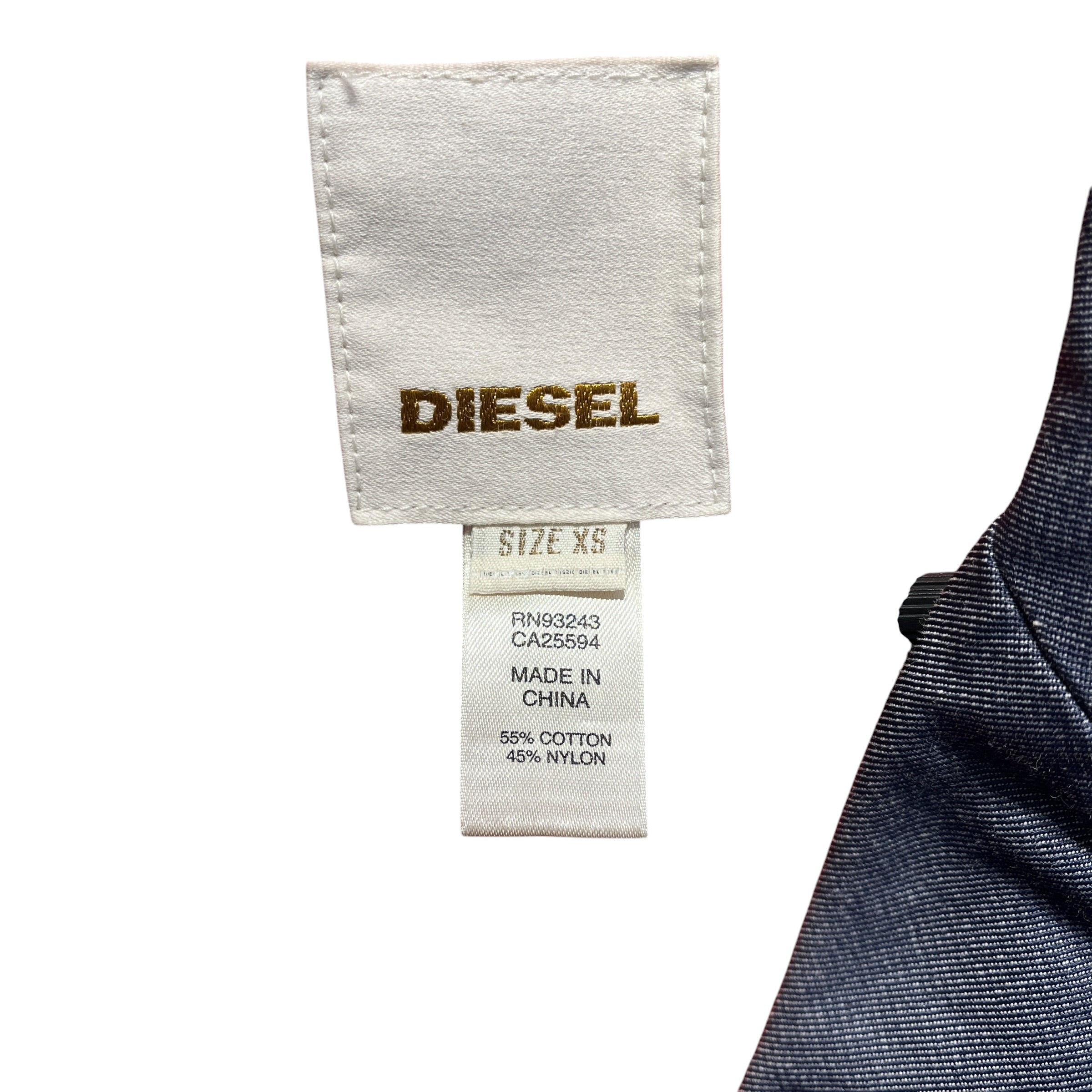 DIESEL/Tailored Jkt/XS/Cotton/IDG/STRIPE POCKET SAILOR JKT view 3