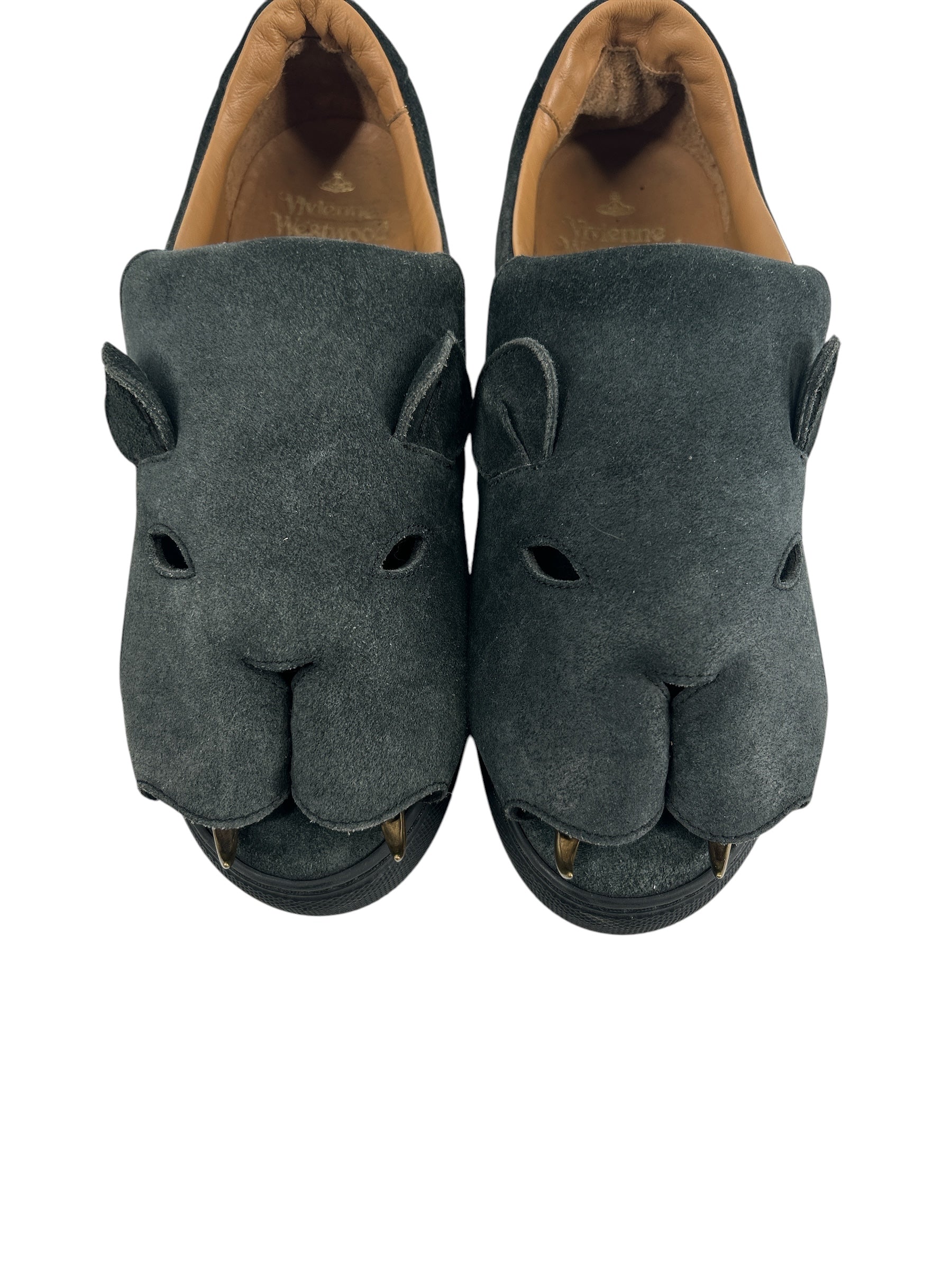 Vivienne Westwood/Shoes/EU 40/Suede/GRY/ANIMAL, FANGS view 4
