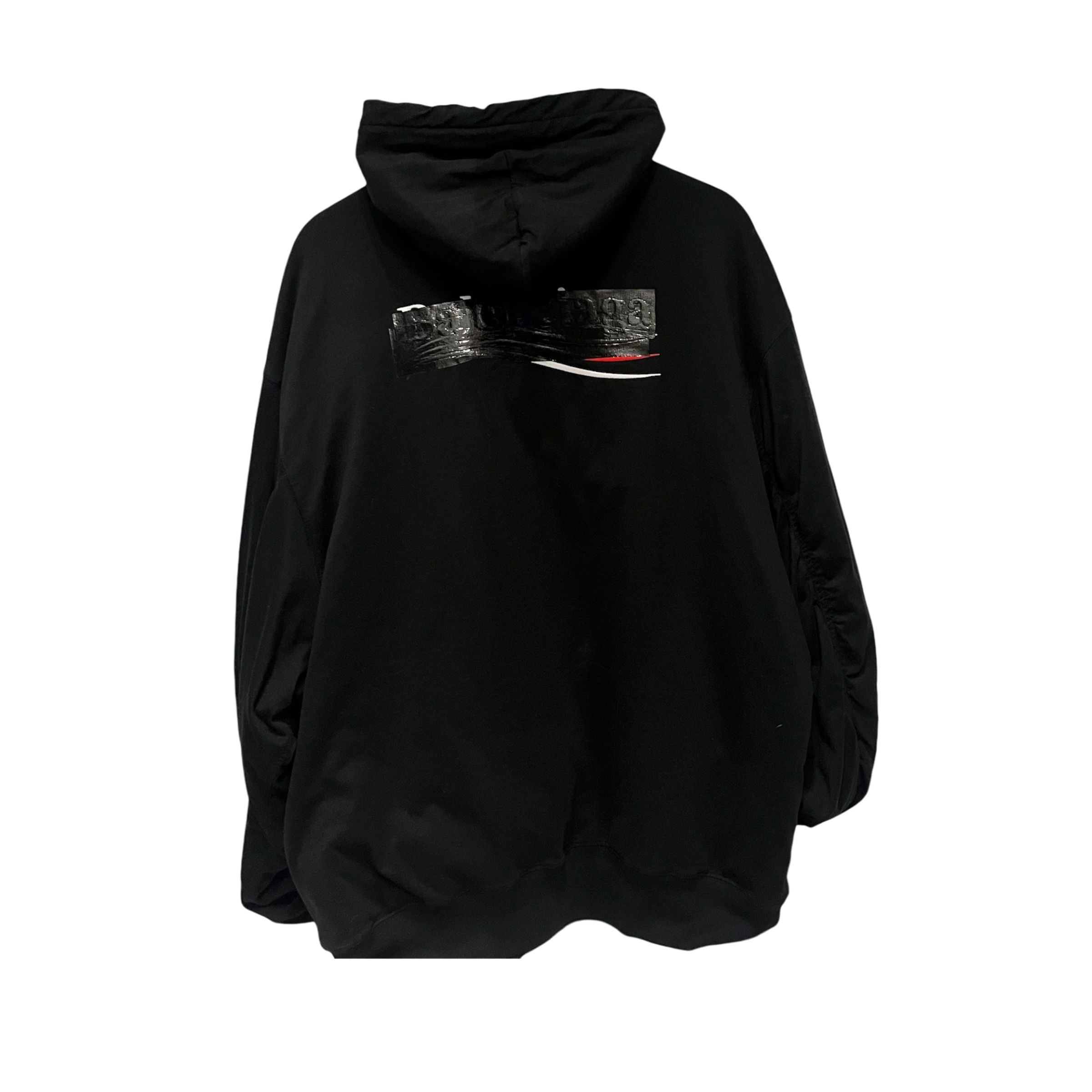 BALENCIAGA/Hoodie/XS/Cotton/BLK/gaffer view 2