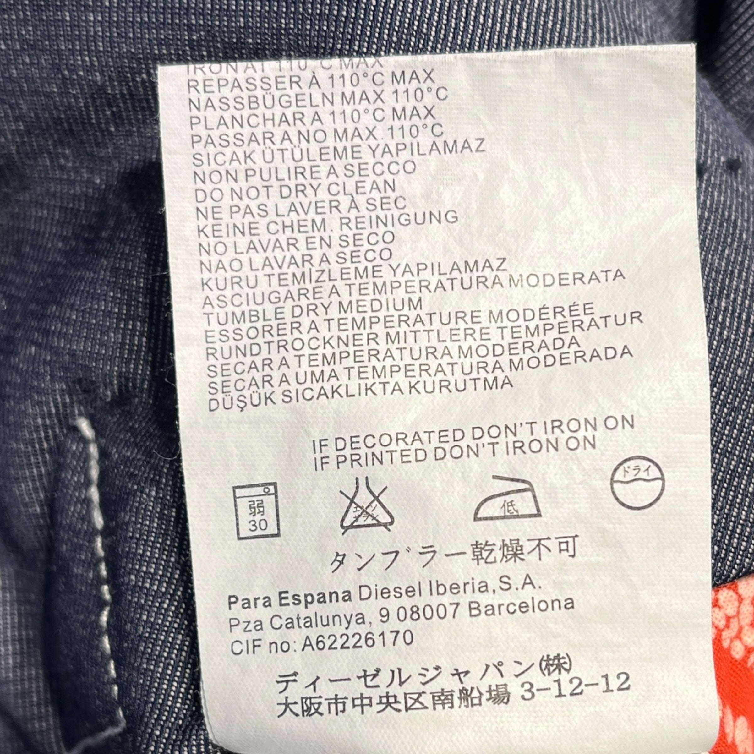 DIESEL/Tailored Jkt/XS/Cotton/IDG/STRIPE POCKET SAILOR JKT view 5