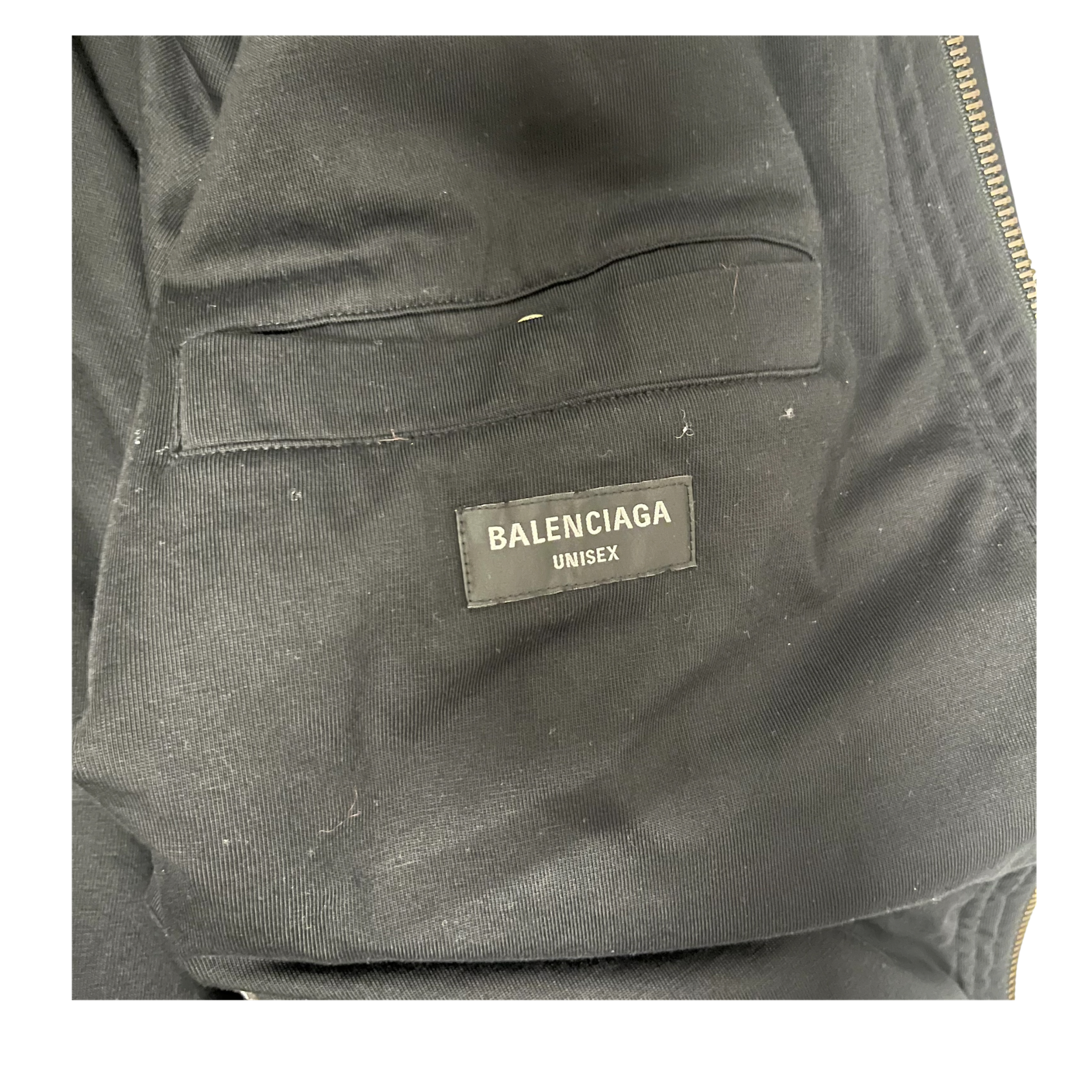 BALENCIAGA/Hoodie/XS/Cotton/BLK/gaffer view 3