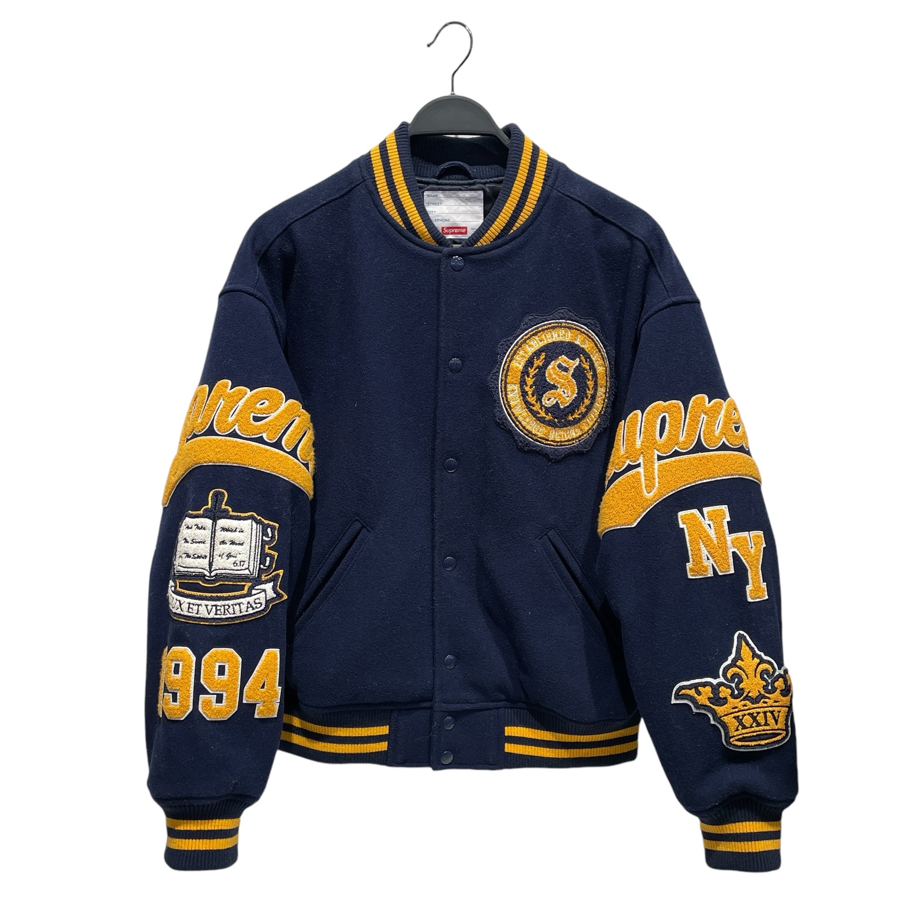 Supreme/Baseball Jkt/M/Wool/NVY/Veritas Varsity Jacket – 2nd 