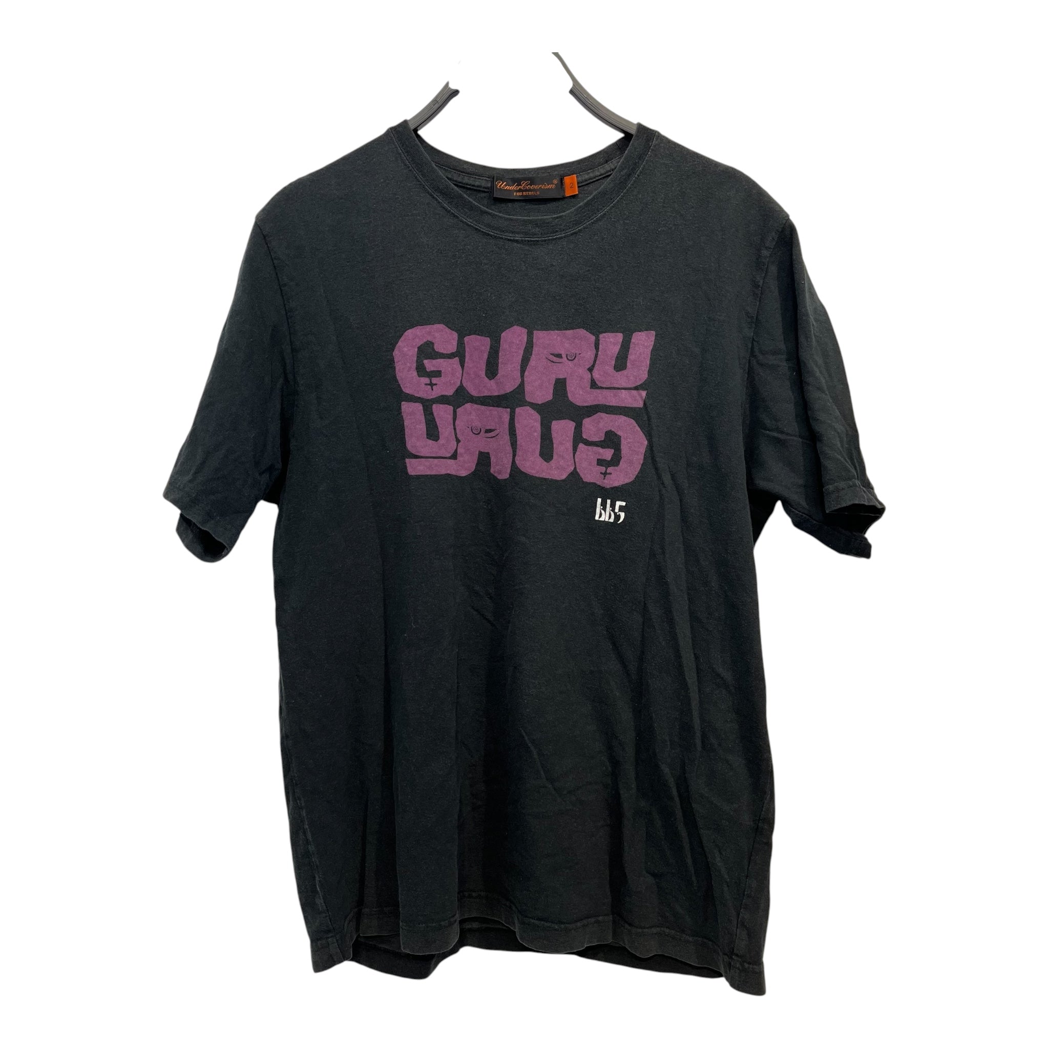 UNDERCOVER/T-Shirt/2/Cotton/BLK/GURUGURU TEE BLK view 1