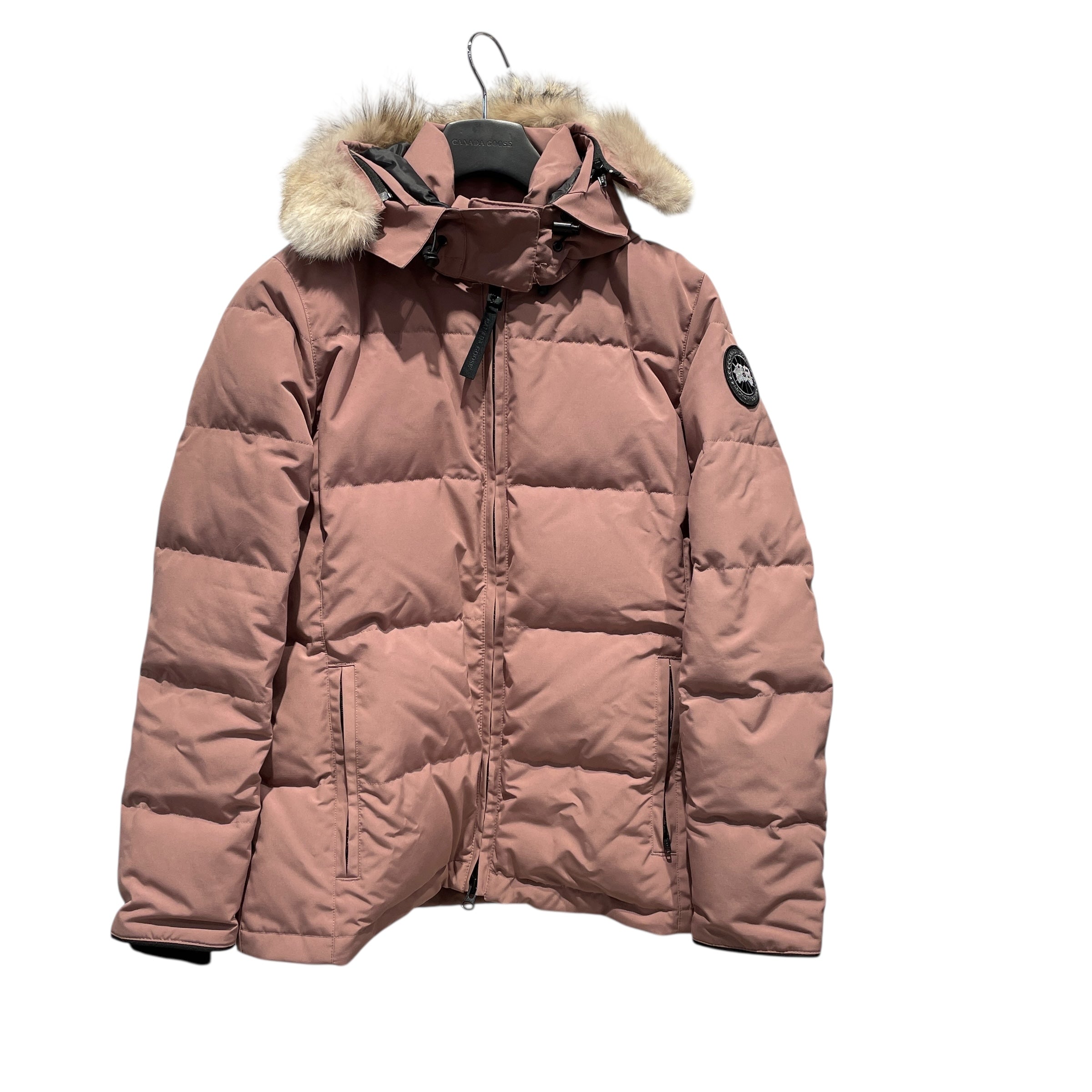 CANADA GOOSE/Puffer Jkt/XL/Nylon/PNK/mute pink with fur trim hood view 1